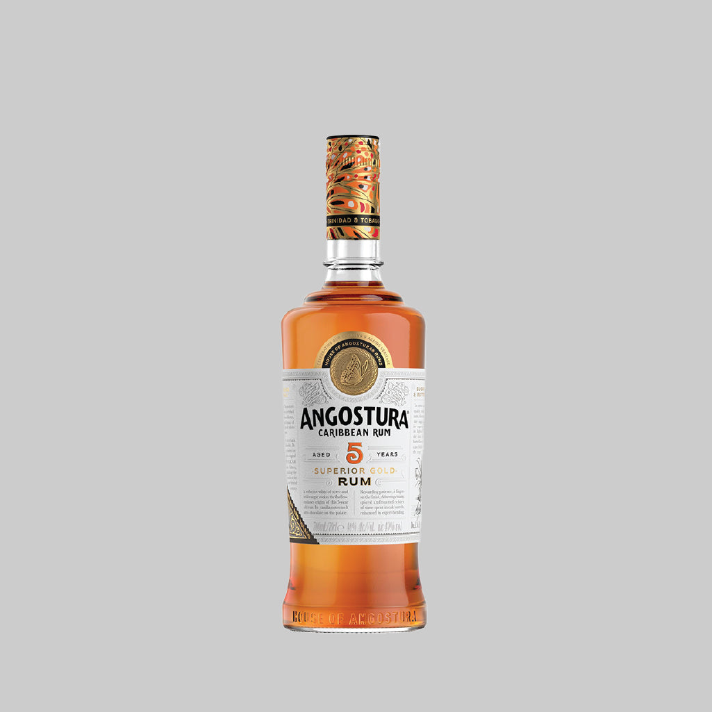 Angostura Aged 5 Years Superior Gold Rum 700ml 40.0% | TIME2DRINK