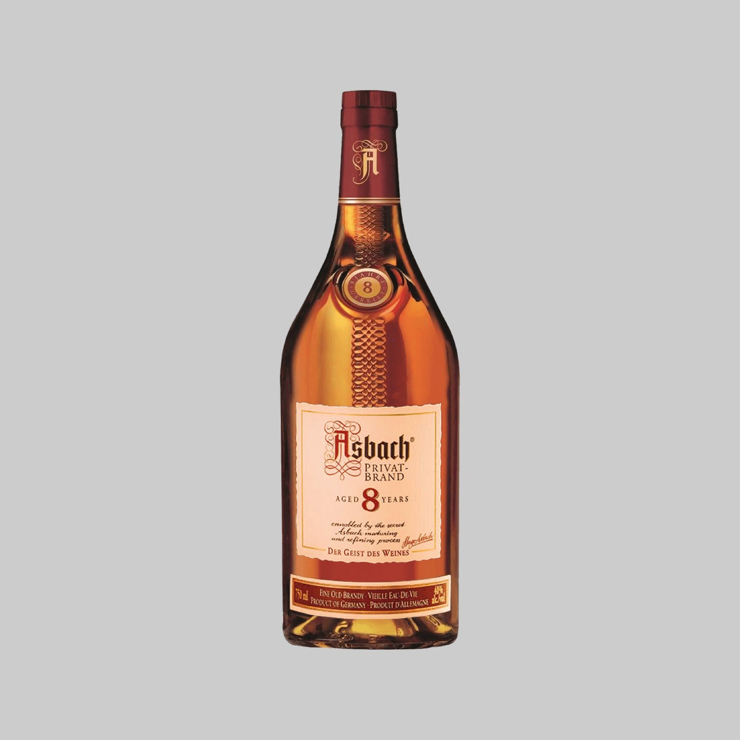 Asbach 8 Years Private Brand Brandy 700ml 38.0% | TIME2DRINK