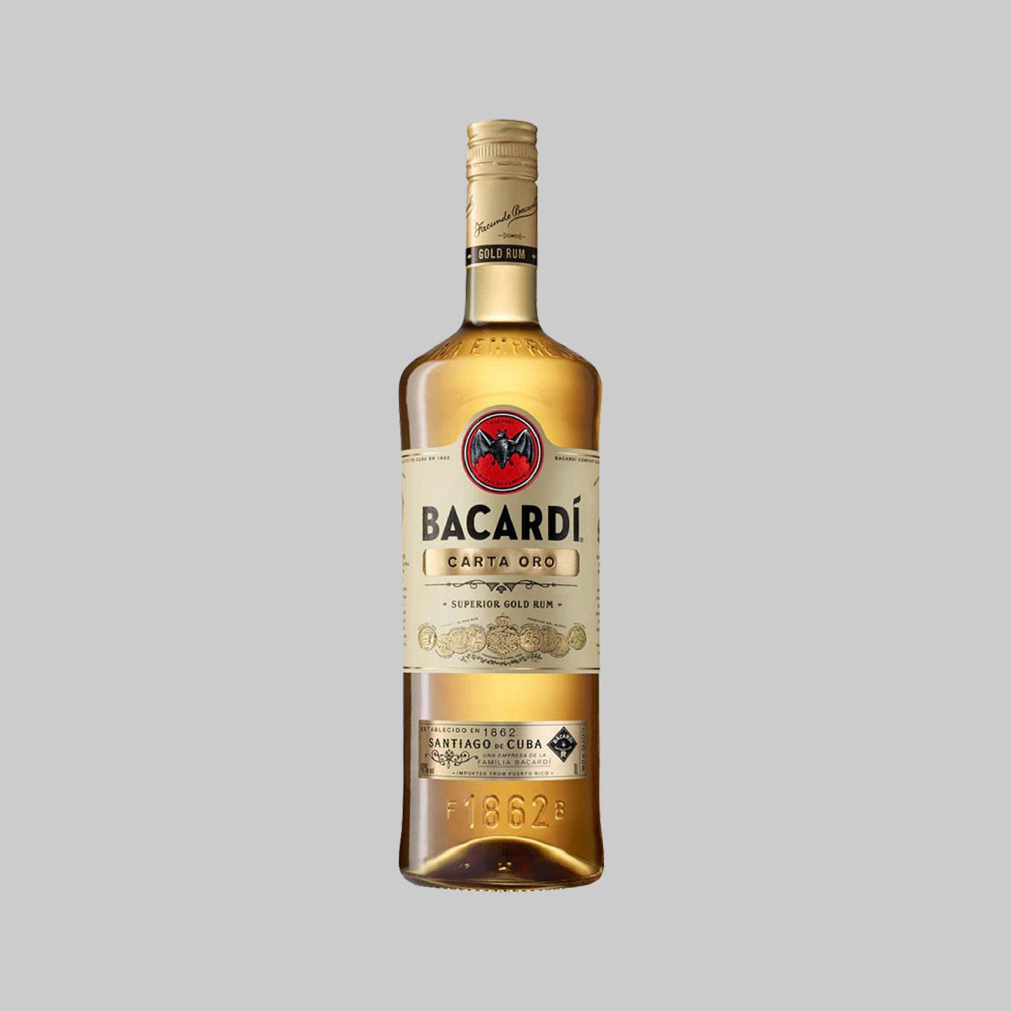 Bacardi Oro Gold Rum 750ml 40.0% | TIME2DRINK