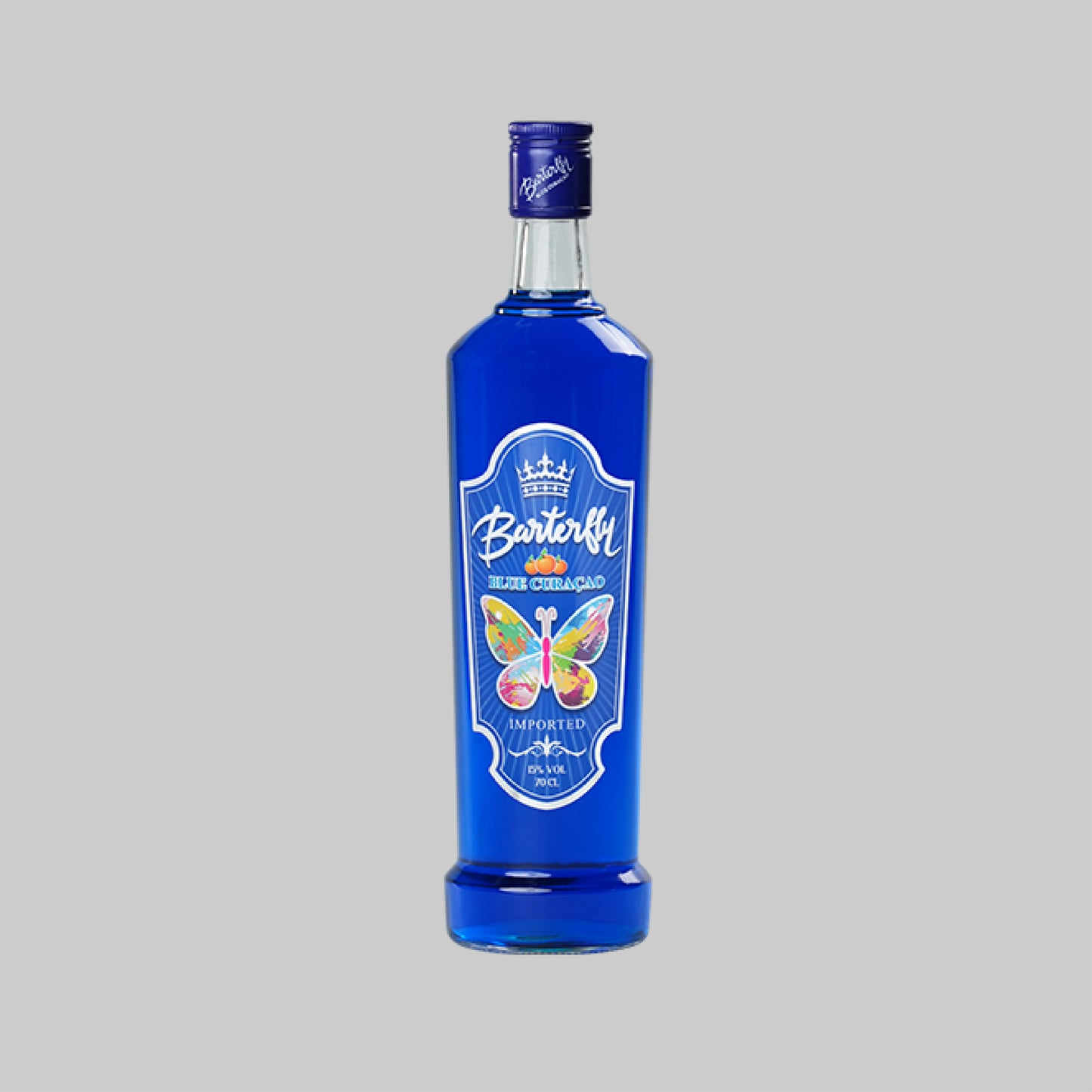 Barterfly Blue Curacao 700ml 25.0% | TIME2DRINK