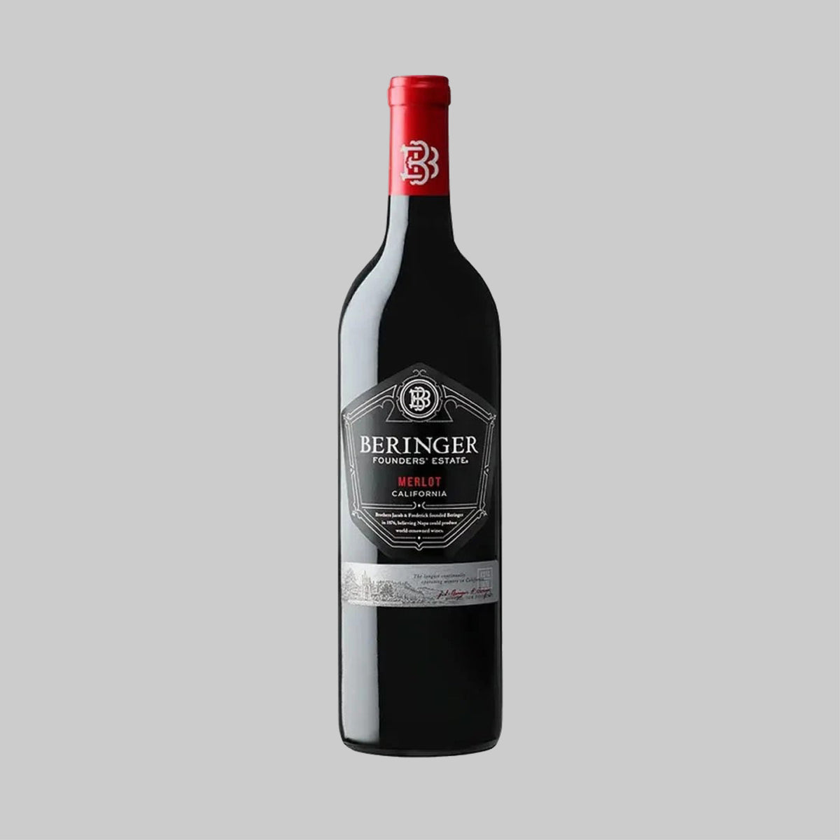 Beringer Founders' Estate Merlot 750ml 14.0% | TIME2DRINK