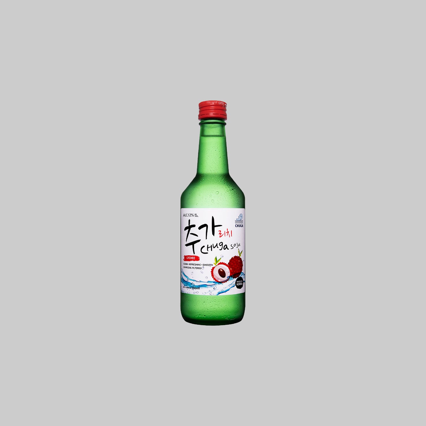 Chuga Soju Lychee 360ml 12% | TIME2DRINK