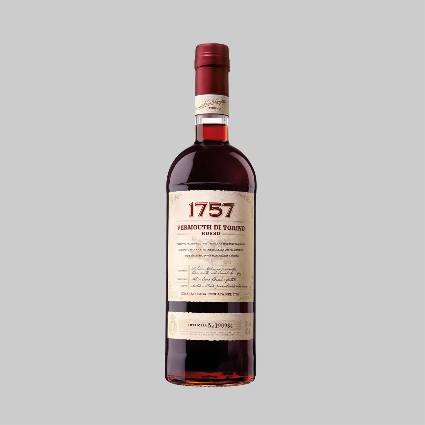 Cinzano 1757 Vermouth di Torino Rosso 1000ml 16.0% | TIME2DRINK