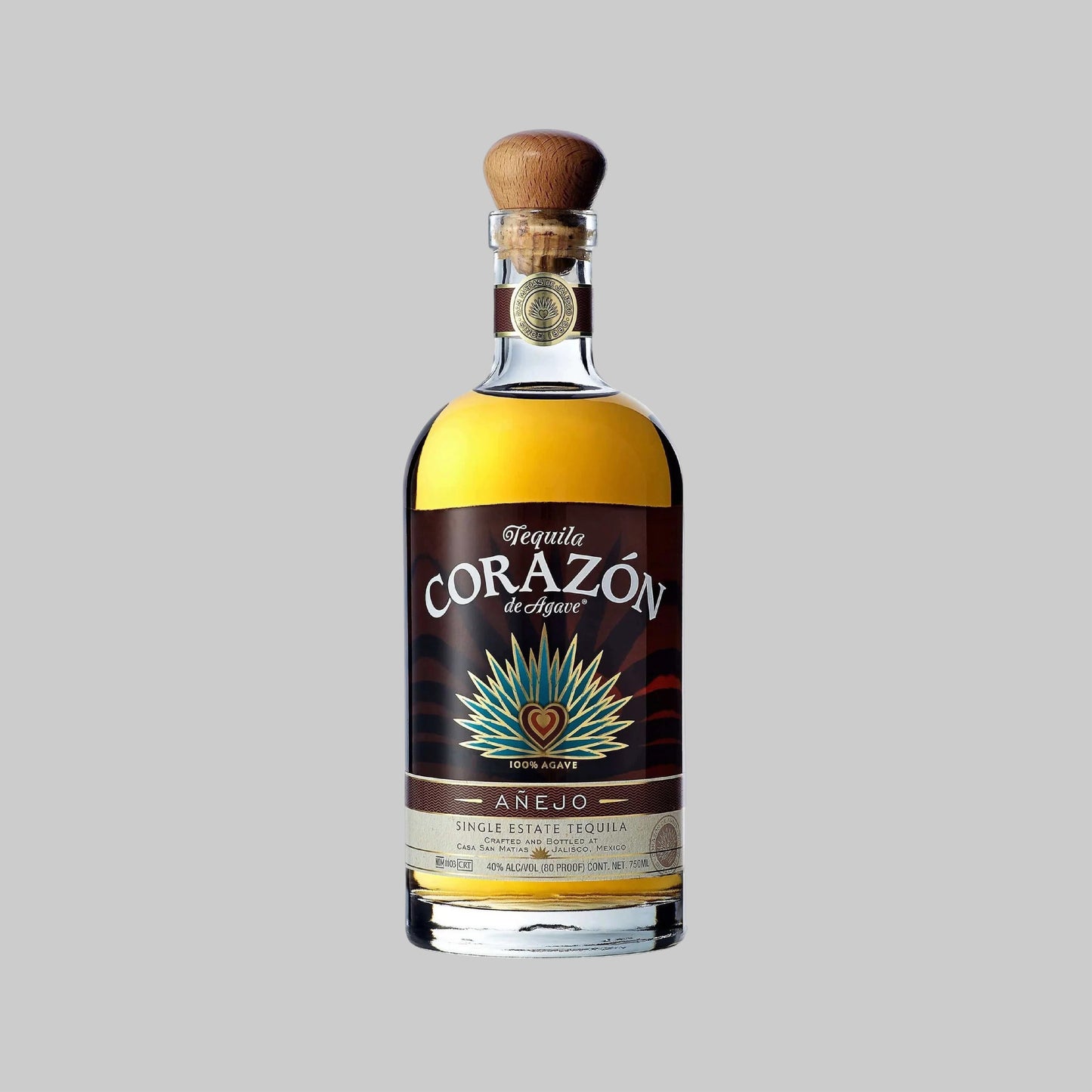 Corazon de Agave Tequila Anejo 750ml 40.0% | TIME2DRINK