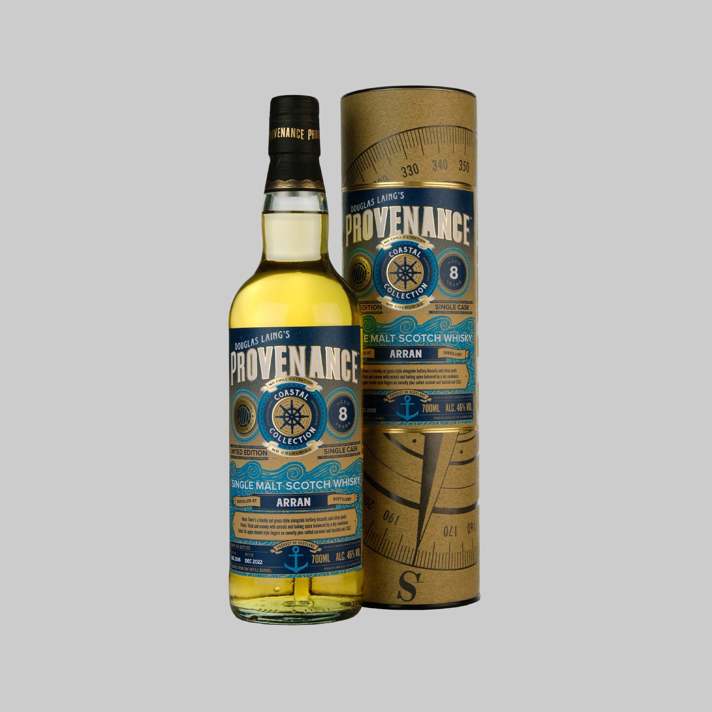Douglas Laing Provenance Arran 8 Years Single Malt Scotch Whisky 700ml 46.0% | TIME2DRINK