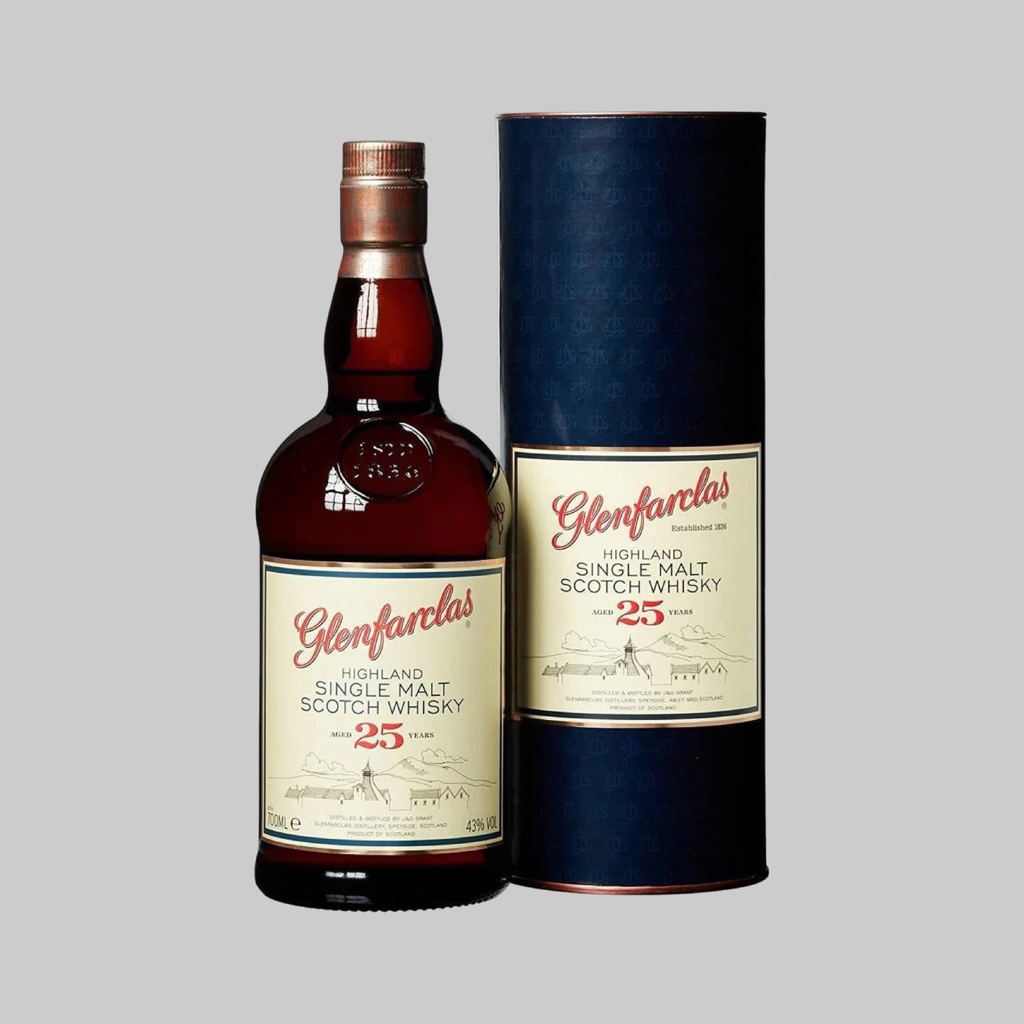 Glenfarclas 25 Years Single Malt Scotch Whisky 700ml 43.0% | TIME2DRINK