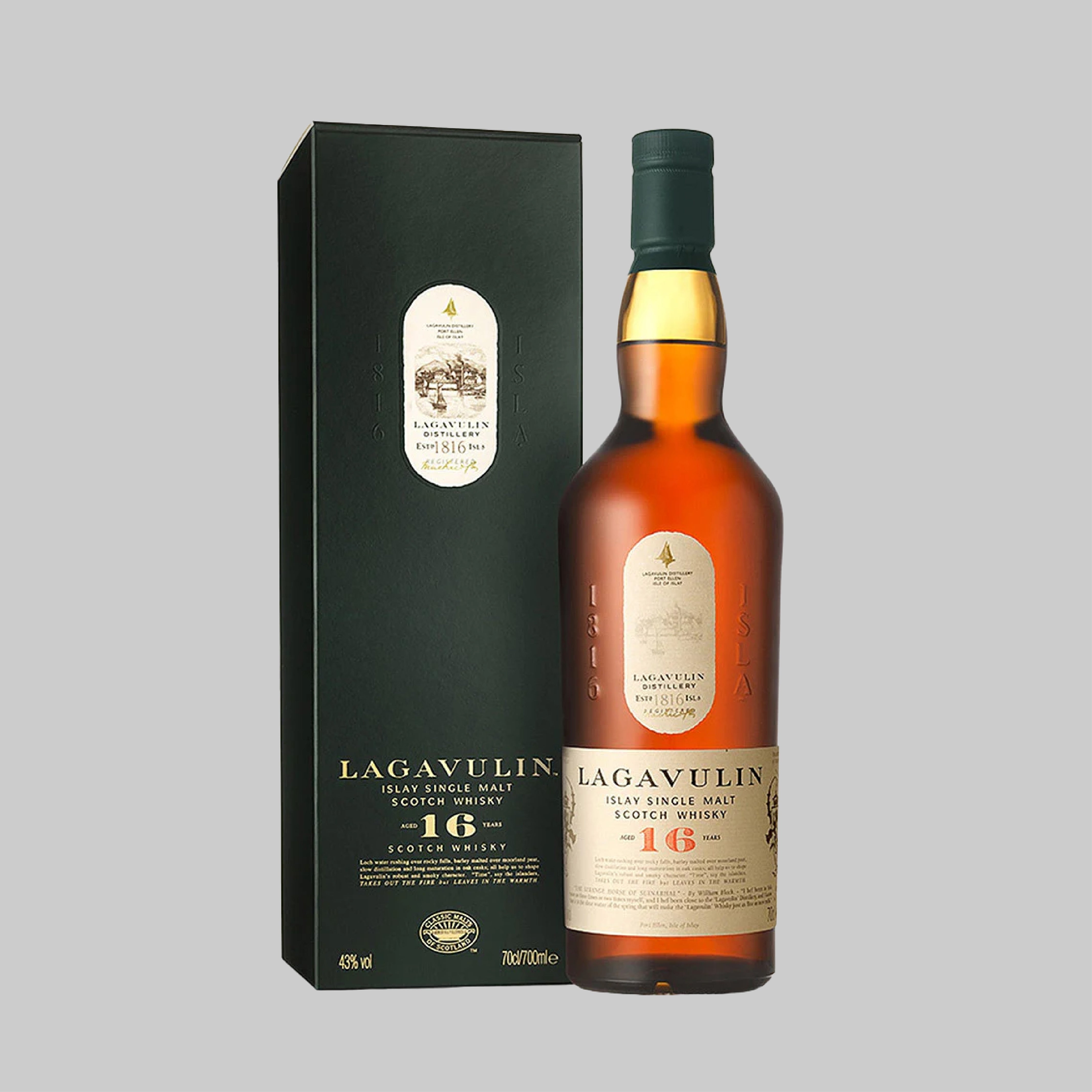 Lagavulin 16 Years Old Single Malt Scotch Whisky 700ml