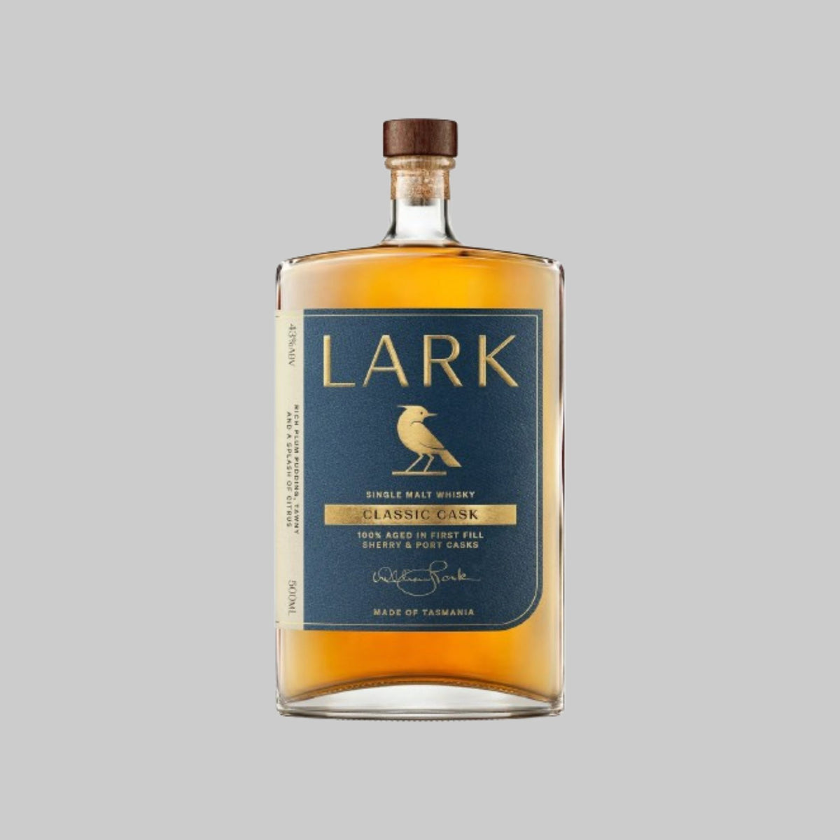 Lark Classic Cask Single Malt Whisky 500ml 43.0% | TIME2DRINK