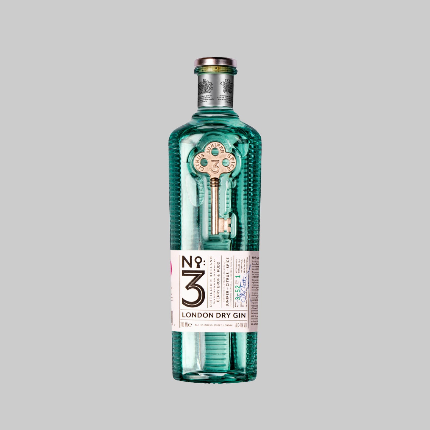No.3 London Dry Gin 700ml 46.0% | TIME2DRINK