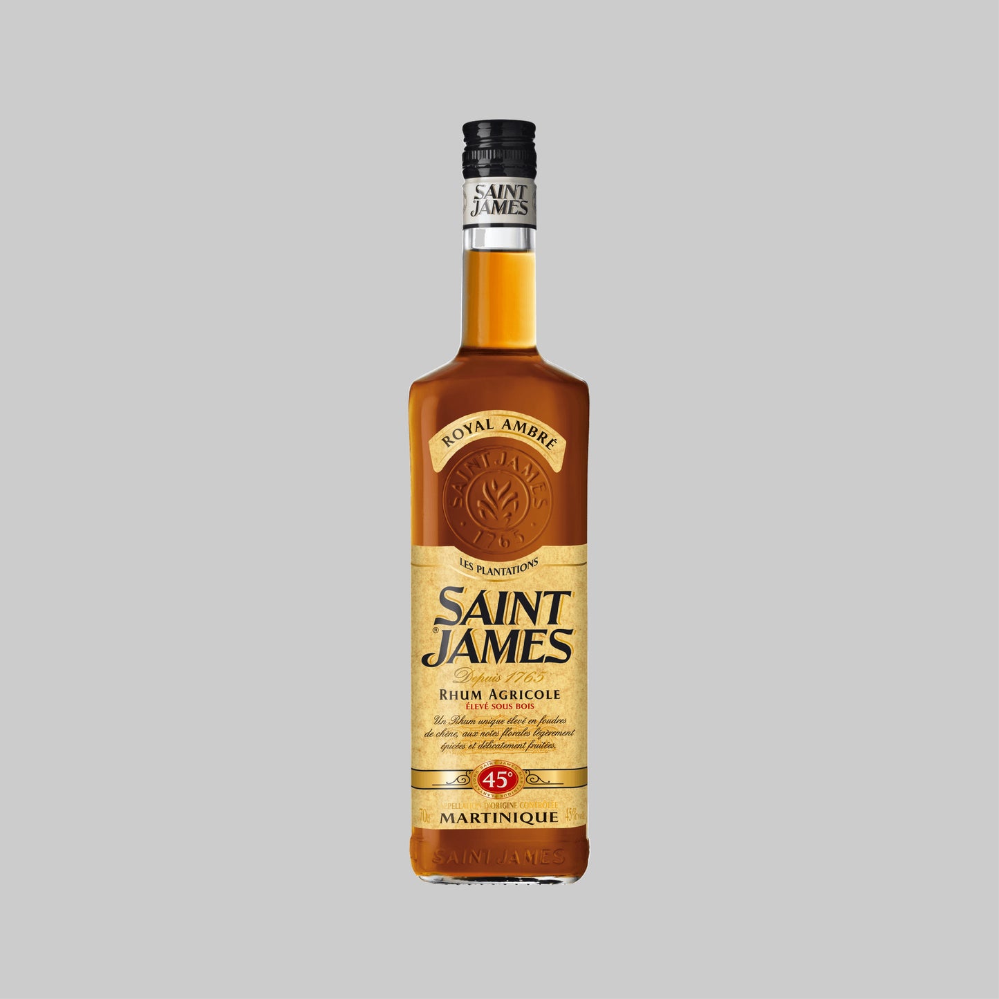 Saint James Royal Amber Rhum Agricole 700ml 40.0% | TIME2DRINK