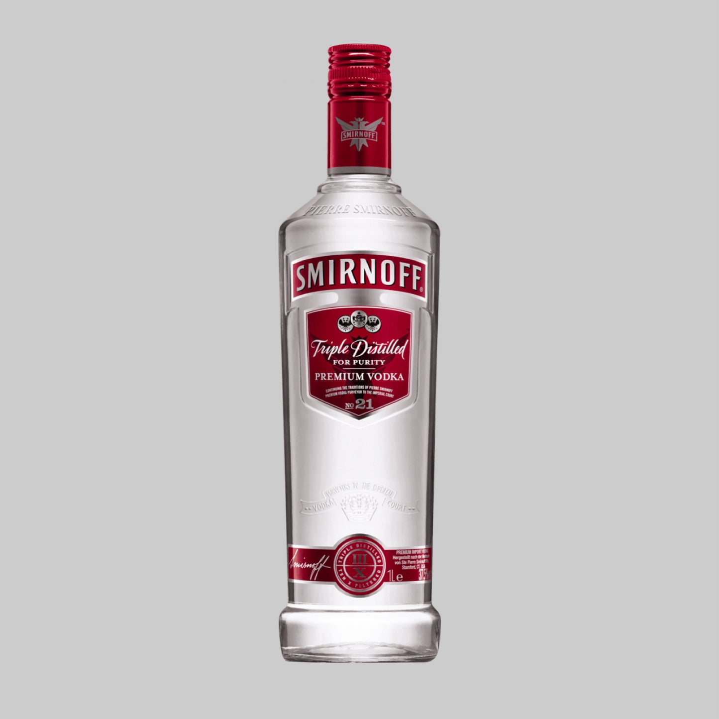 Smirnoff Vodka No. 21 Red 1000ml 40.0% - Time2Drink