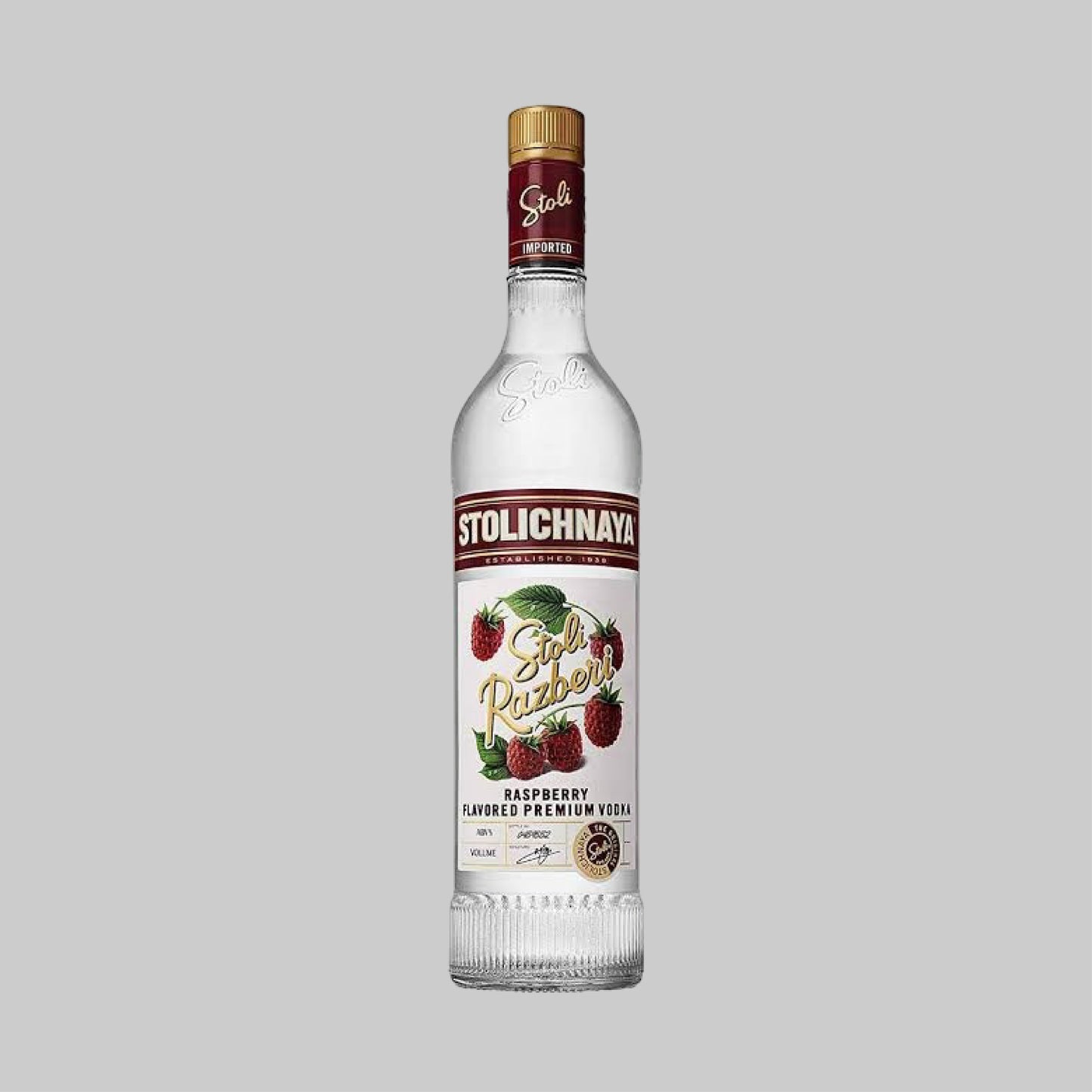 Stolichnaya Razberi Vodka 700ml 37.5% | TIME2DRINK