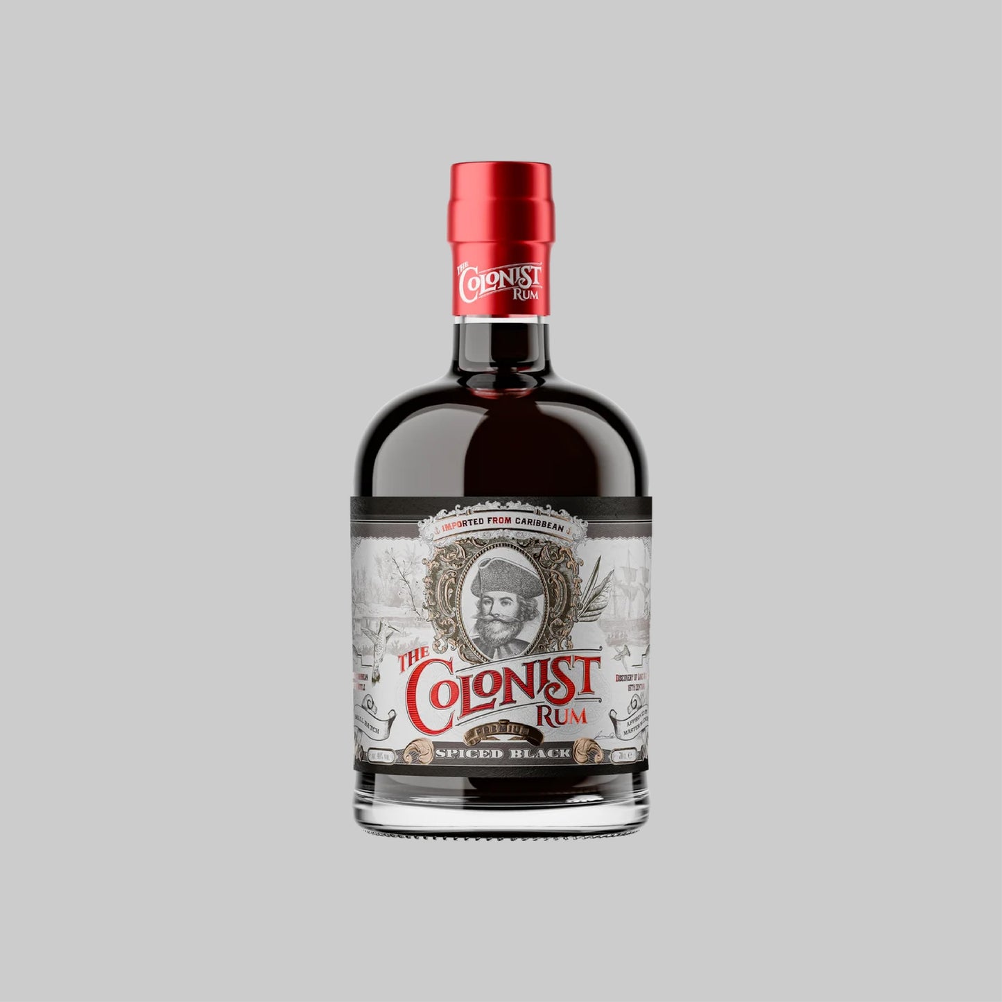 The Colonist Black Spiced Rum 700ml 40.0% | TIME2DRINK