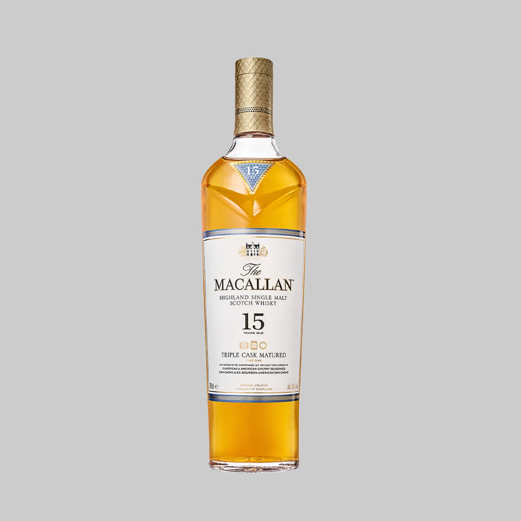 The Macallan 15 Years Triple Cask Matured Single Malt Scotch Whisky 700ml 43.0% | TIME2DRINK
