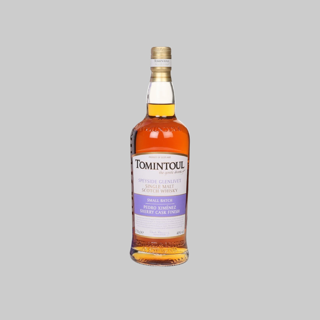 Tomintoul Pedro Ximenez Sherry Cask Finish Single Malt Scotch Whisky 700ml 40.0% | TIME2DRINK
