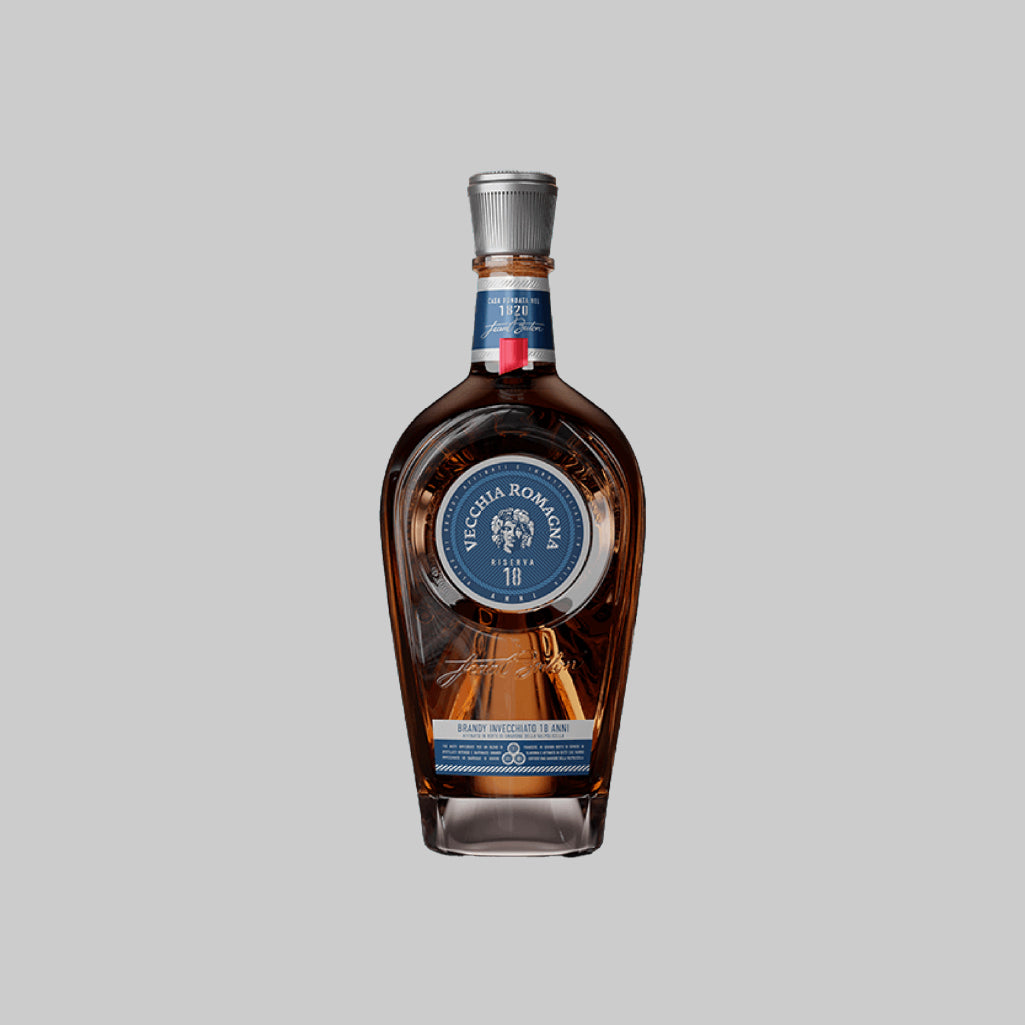 Vecchia Romagna Riserva 18 Years Brandy 700ml 43.8% | TIME2DRINK