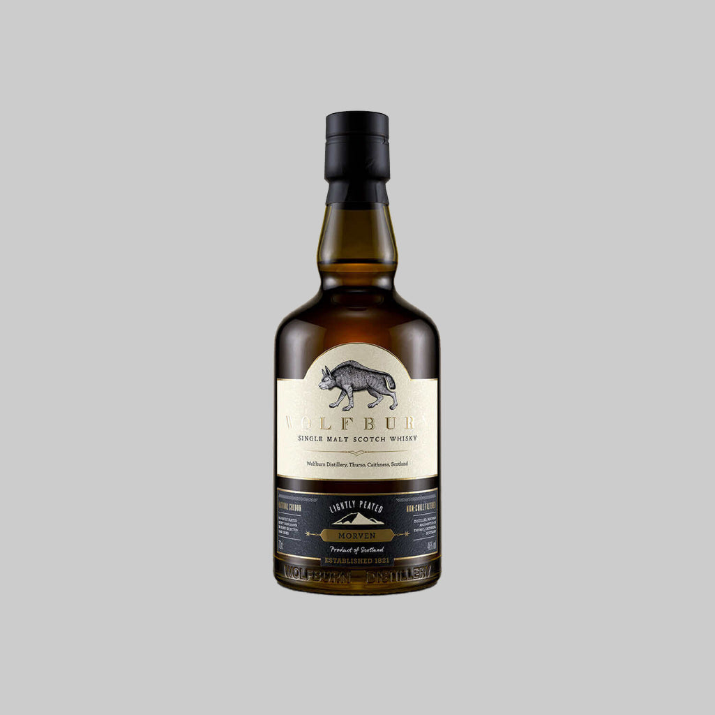 Wolfburn Morven Lightly Peated Single Malt Scotch Whisky 700ml 46.0% | TIME2DRINK