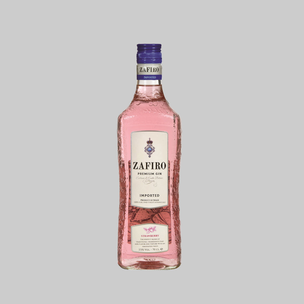 Zafiro Strawberry Pink Gin 700ml 37.5% | TIME2DRINK
