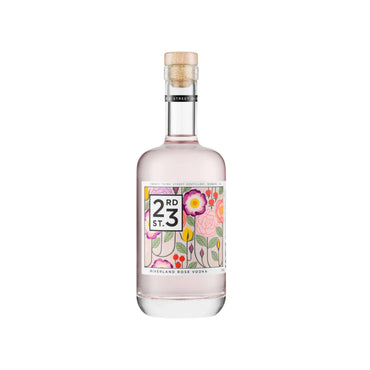 23rd St. Riverland Rose Vodka Bottle 700ml 40.0% - TIME2DRINK