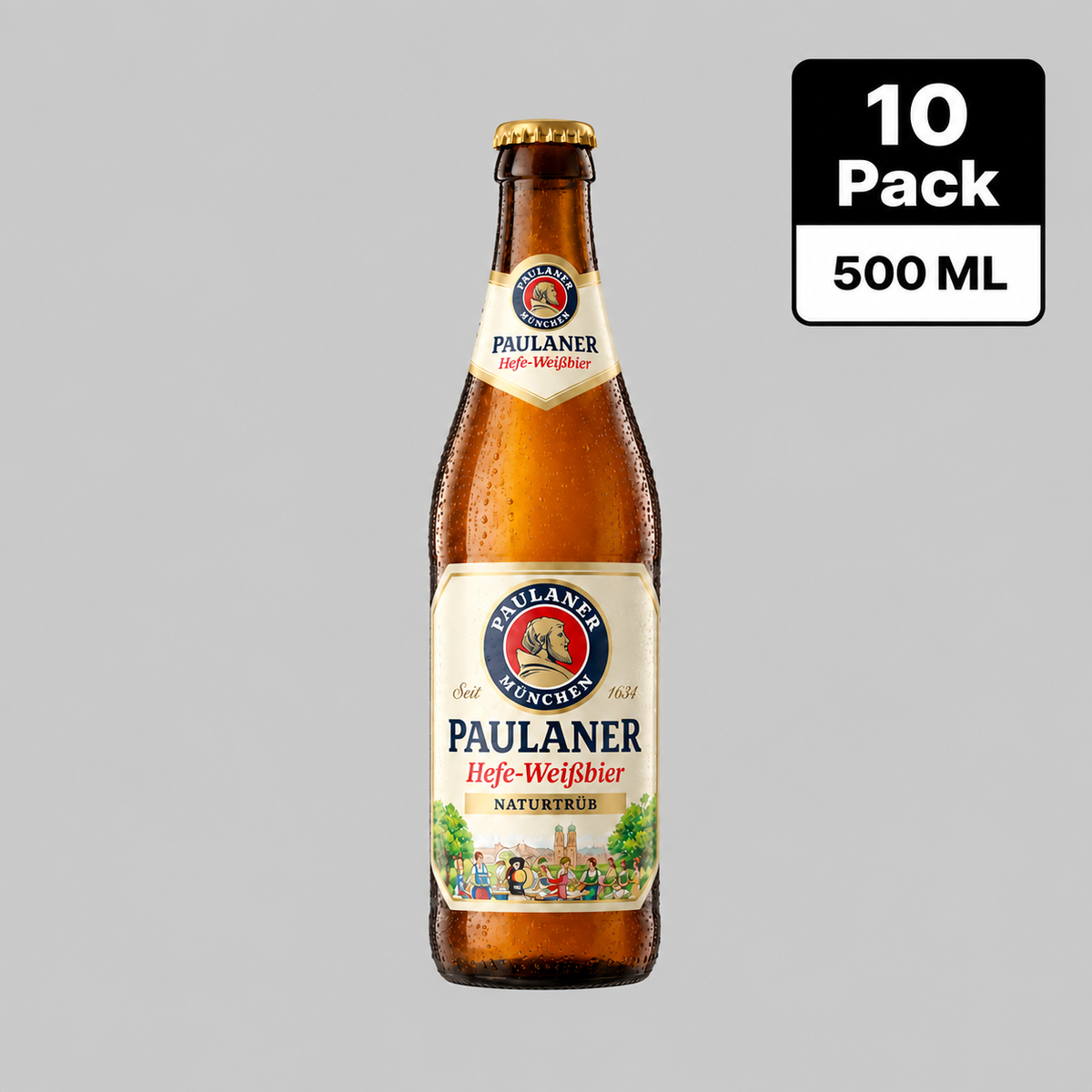 Paulaner Hefe Weissbier Bottle 10x500ml 5.5%