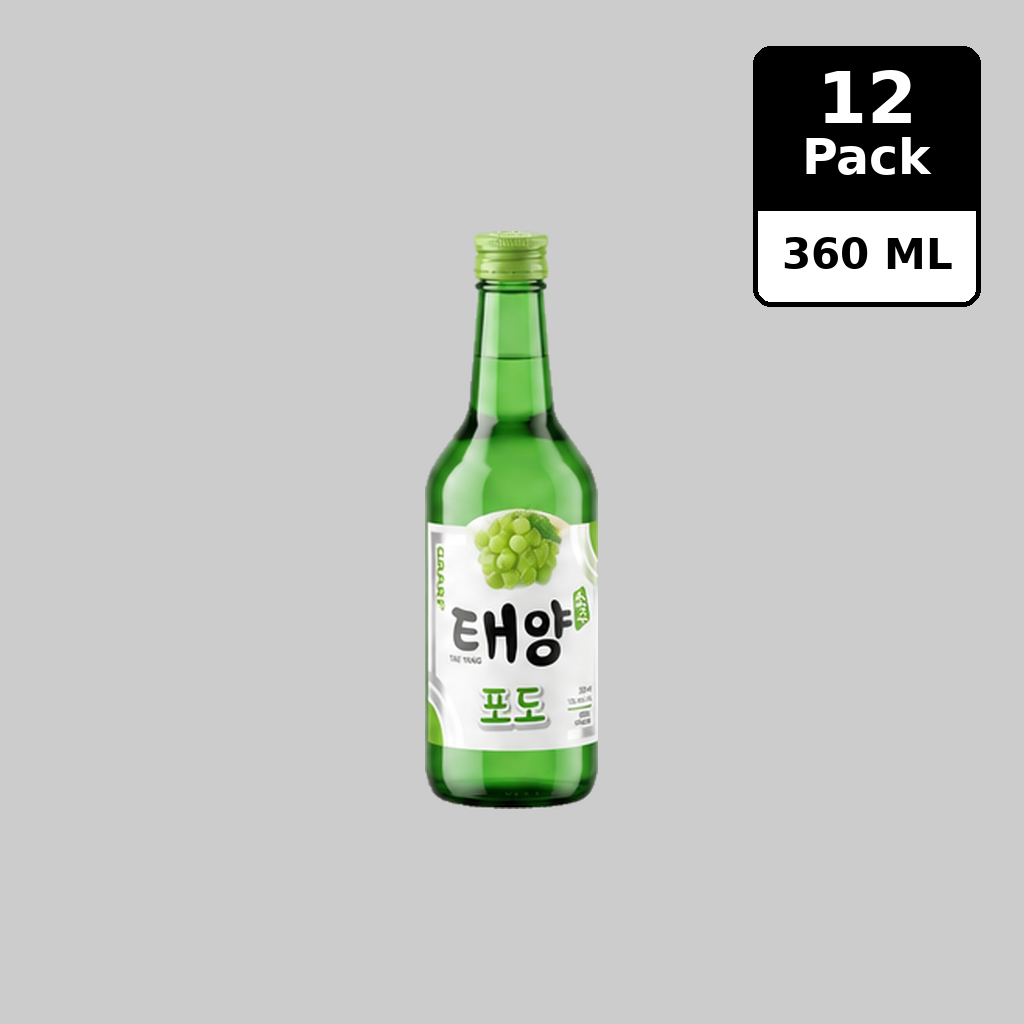 Tae Yang Soju Grape 12x360ml 12.0%