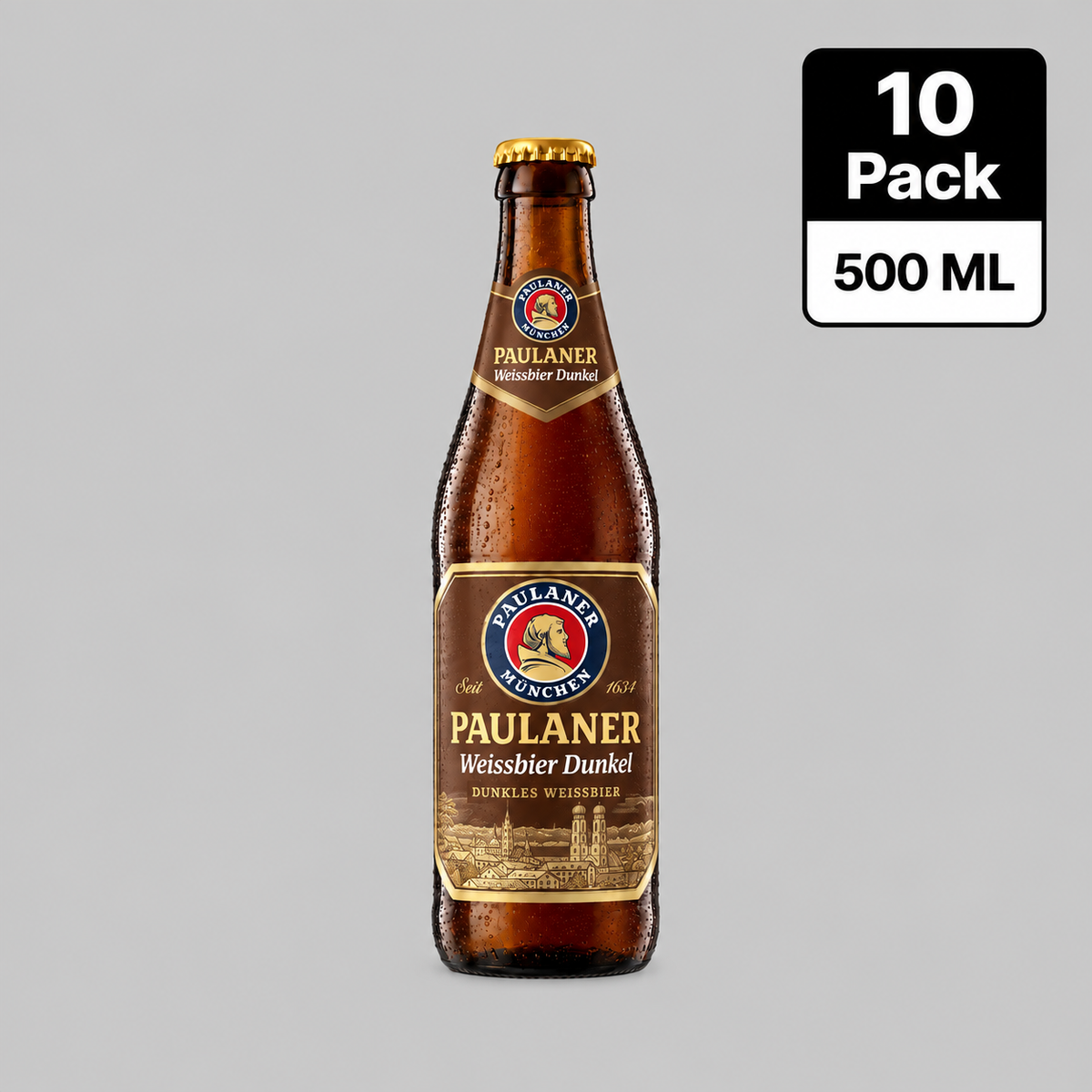 Paulaner Weissbier Dunkel Bottle 10x500ml 5.3%