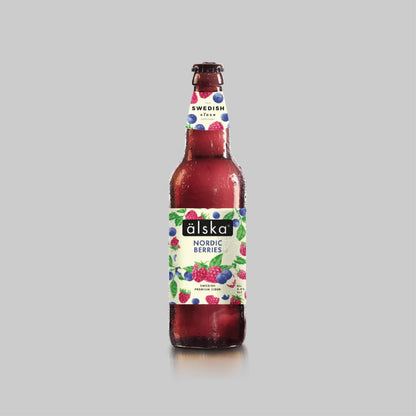 Alska Nordic Berries Swedish Cider Bottle 500ml 4.0% - Time2Drink