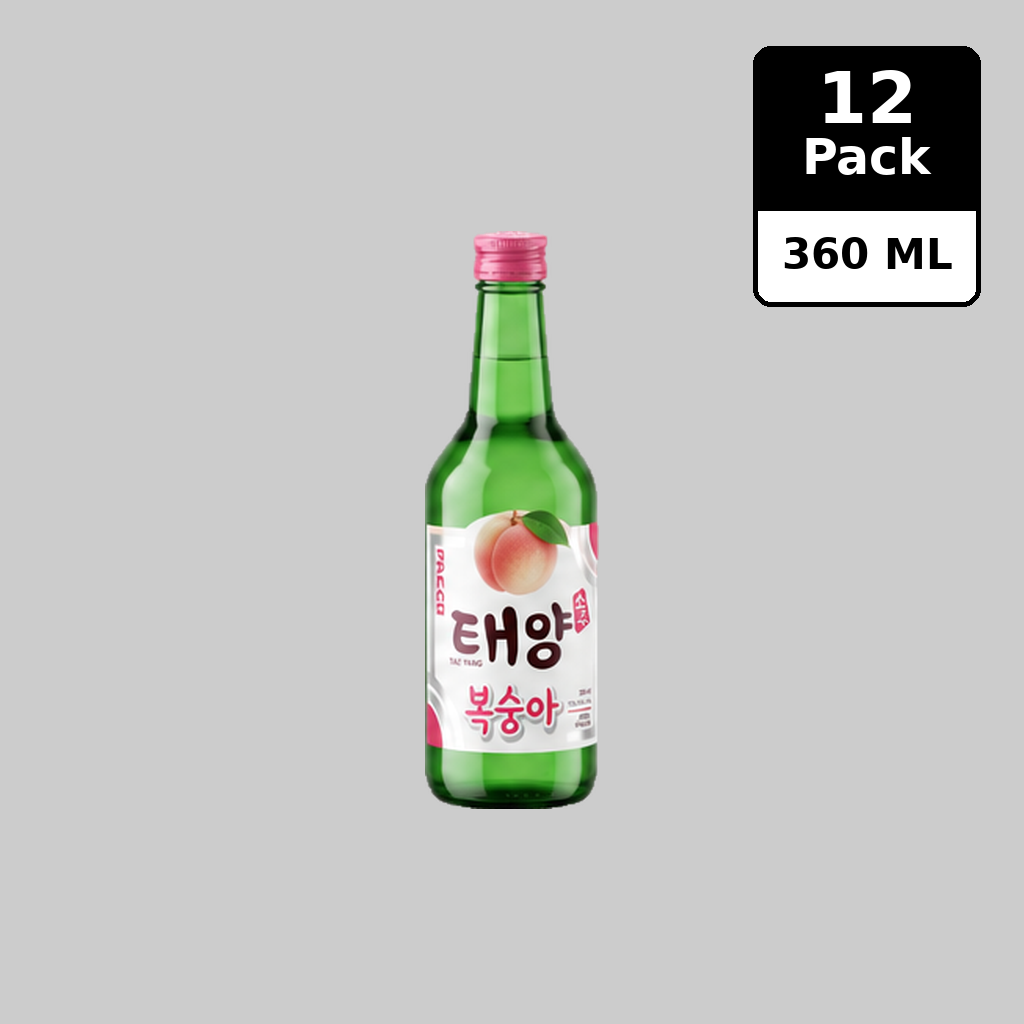 Tae Yang Soju Peach 12x360ml 12.0%