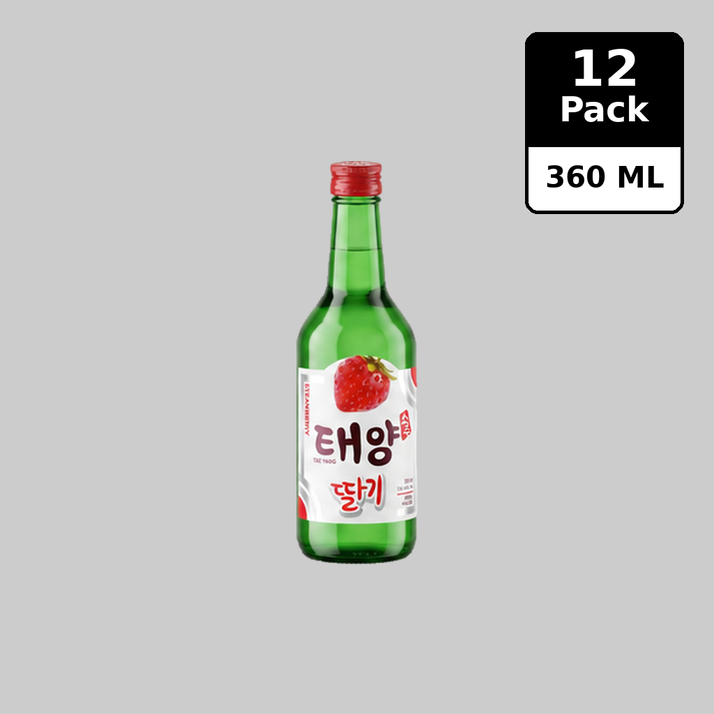 Tae Yang Soju Strawberry 12x360ml 12.0%