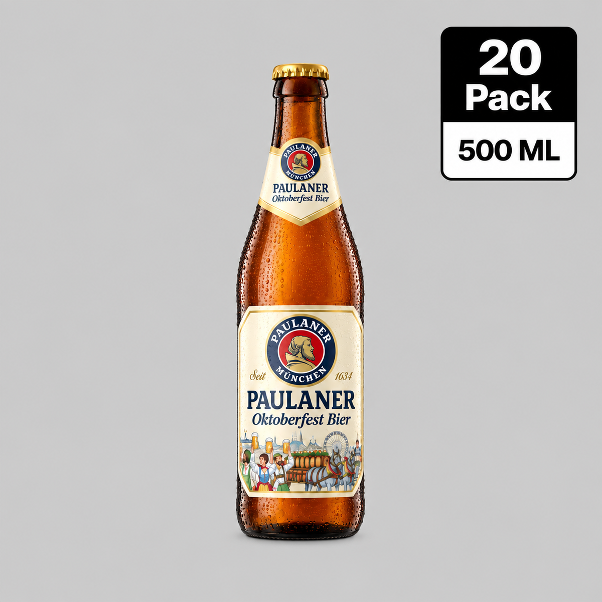 Paulaner Oktoberfest Bottle 20x500ml 6.0%
