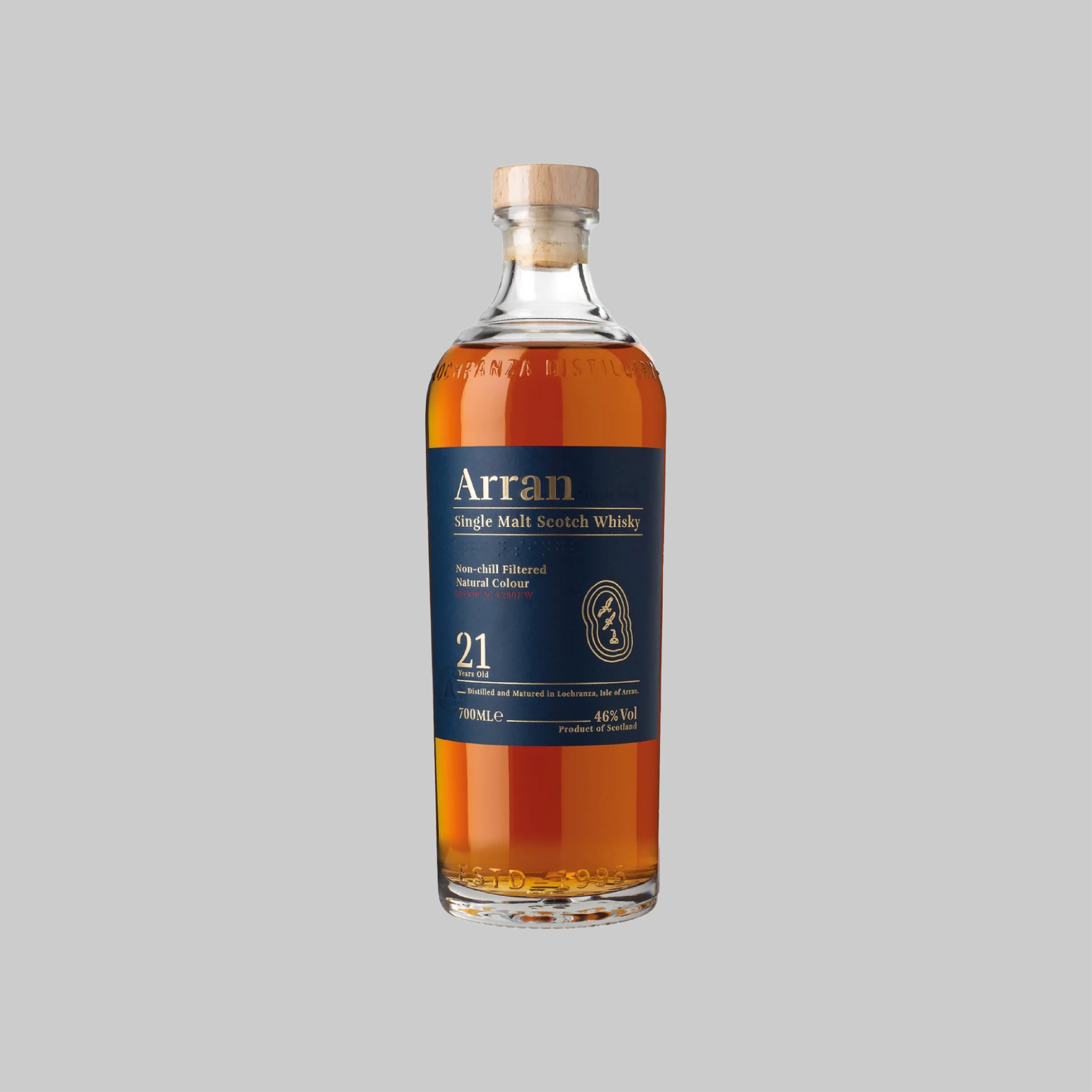 Arran 21 Years Single Malt Scotch Whisky 700ml 46.0% | TIME2DRINK