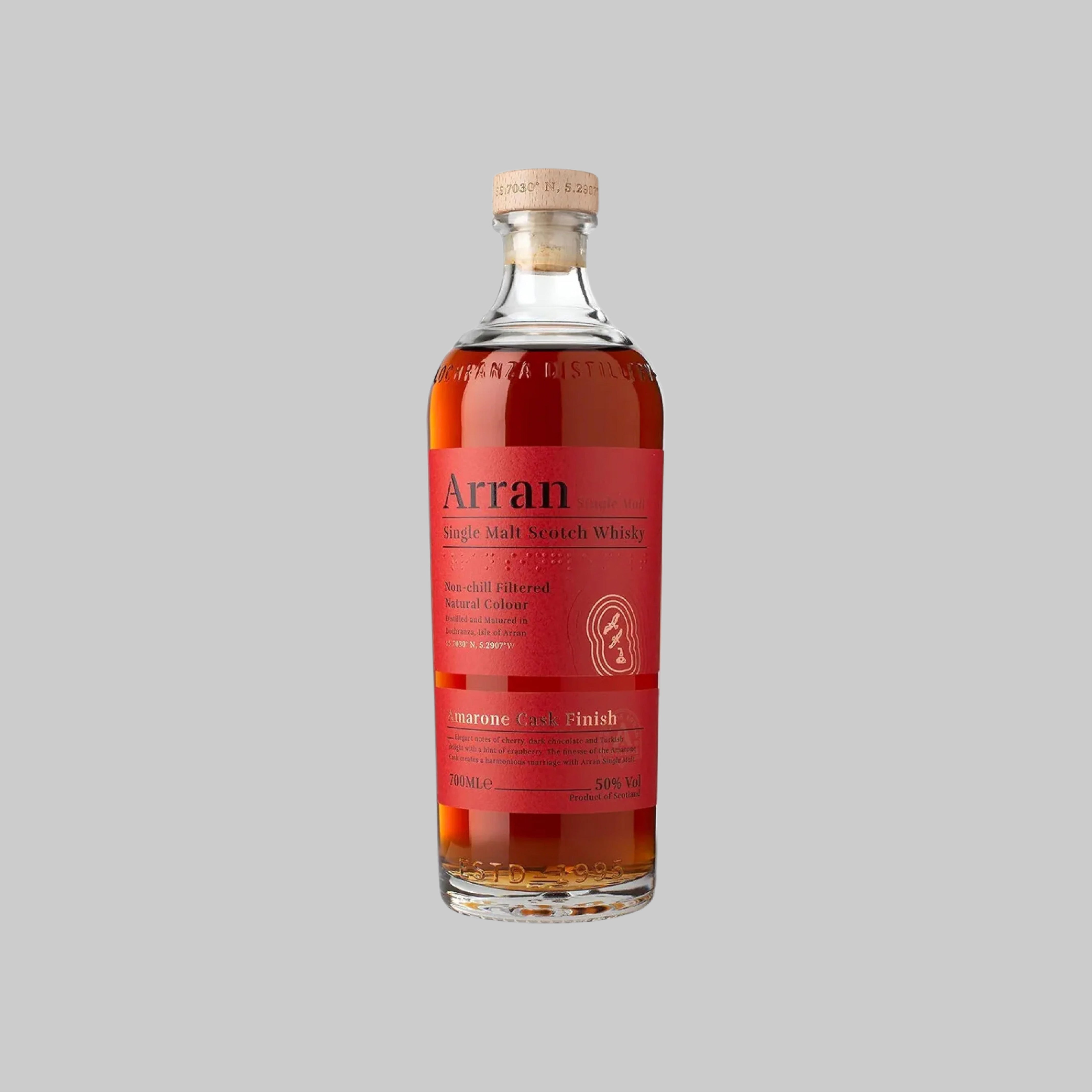 Arran Amarone Cask Finish Single Malt Scotch Whisky 700ml 50.0% | TIME2DRINK