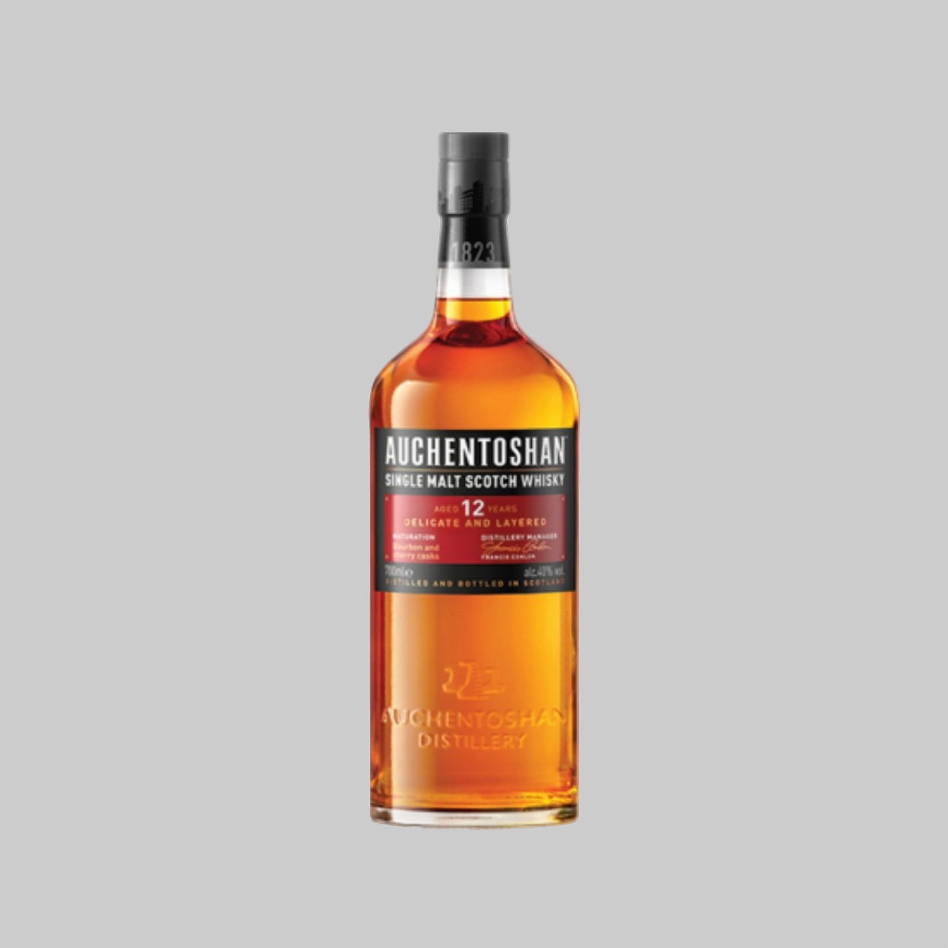 Auchentoshan 12 Years Single Malt Scotch Whisky 700ml 40.0% | TIME2DRINK