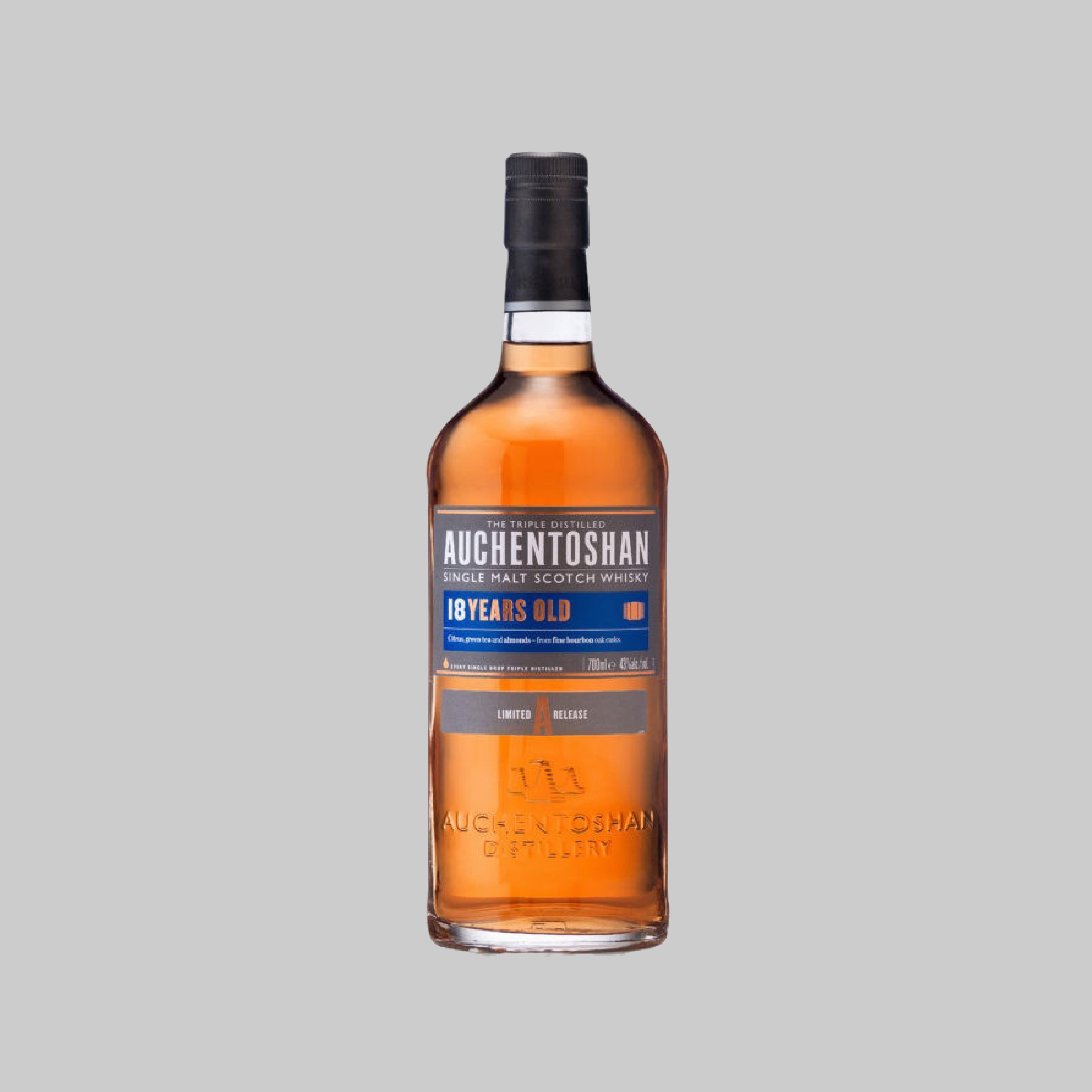 Auchentoshan 18 Years Single Malt Scotch Whisky 700ml 43.0% | TIME2DRINK