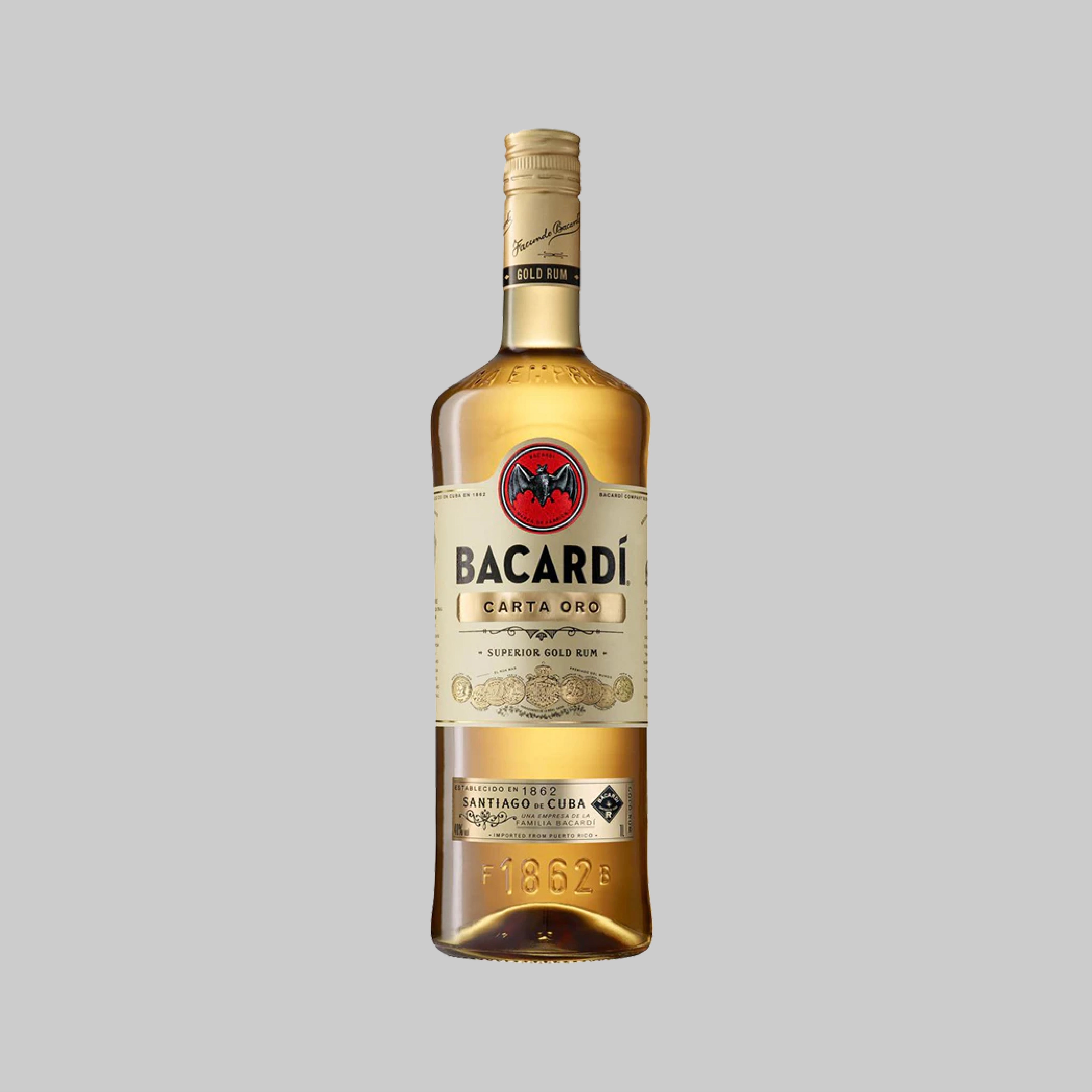 Bacardi Oro Gold Rum 750ml 40.0% | TIME2DRINK