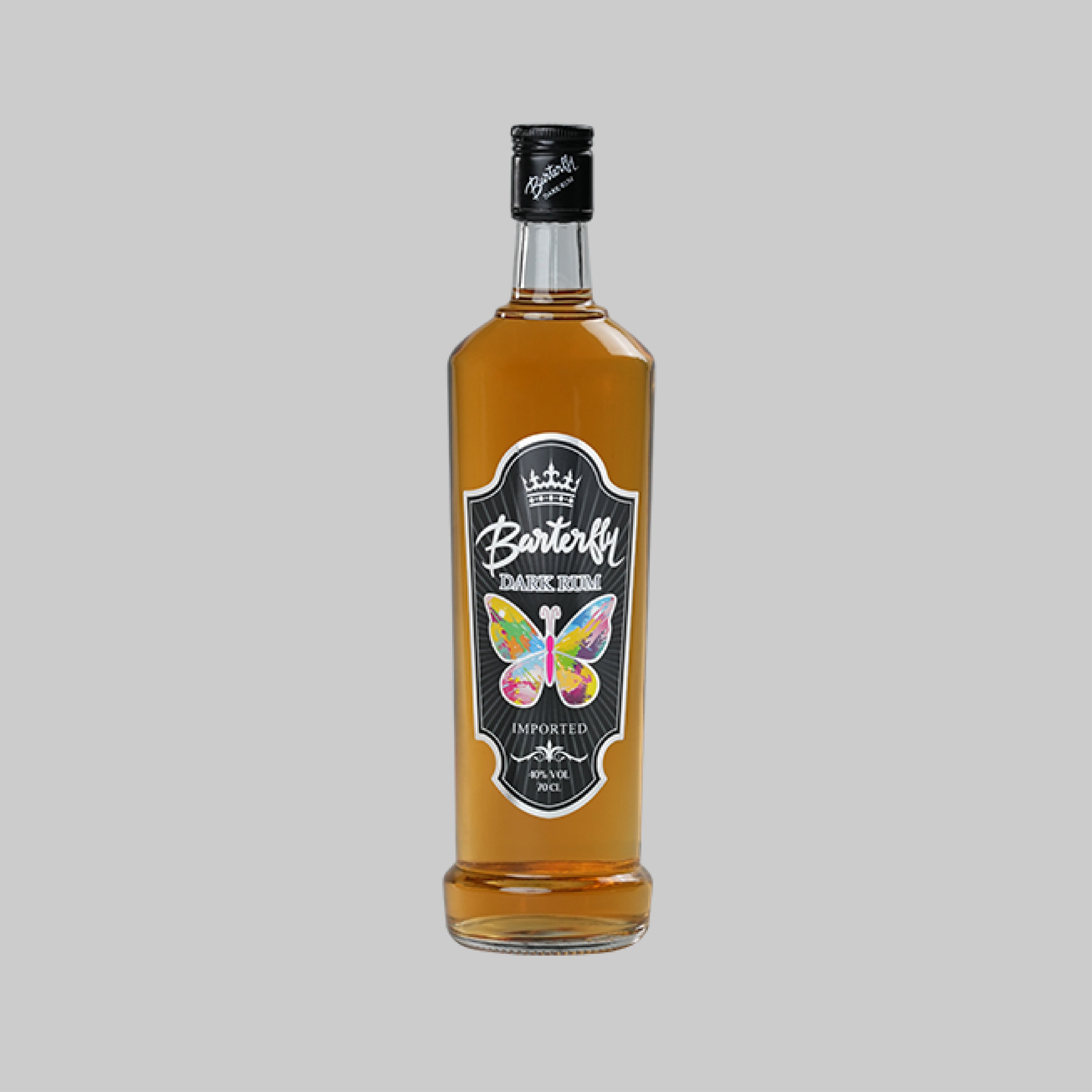 Barterfly Dark Rum 700ml 40.0% | TIME2DRINK