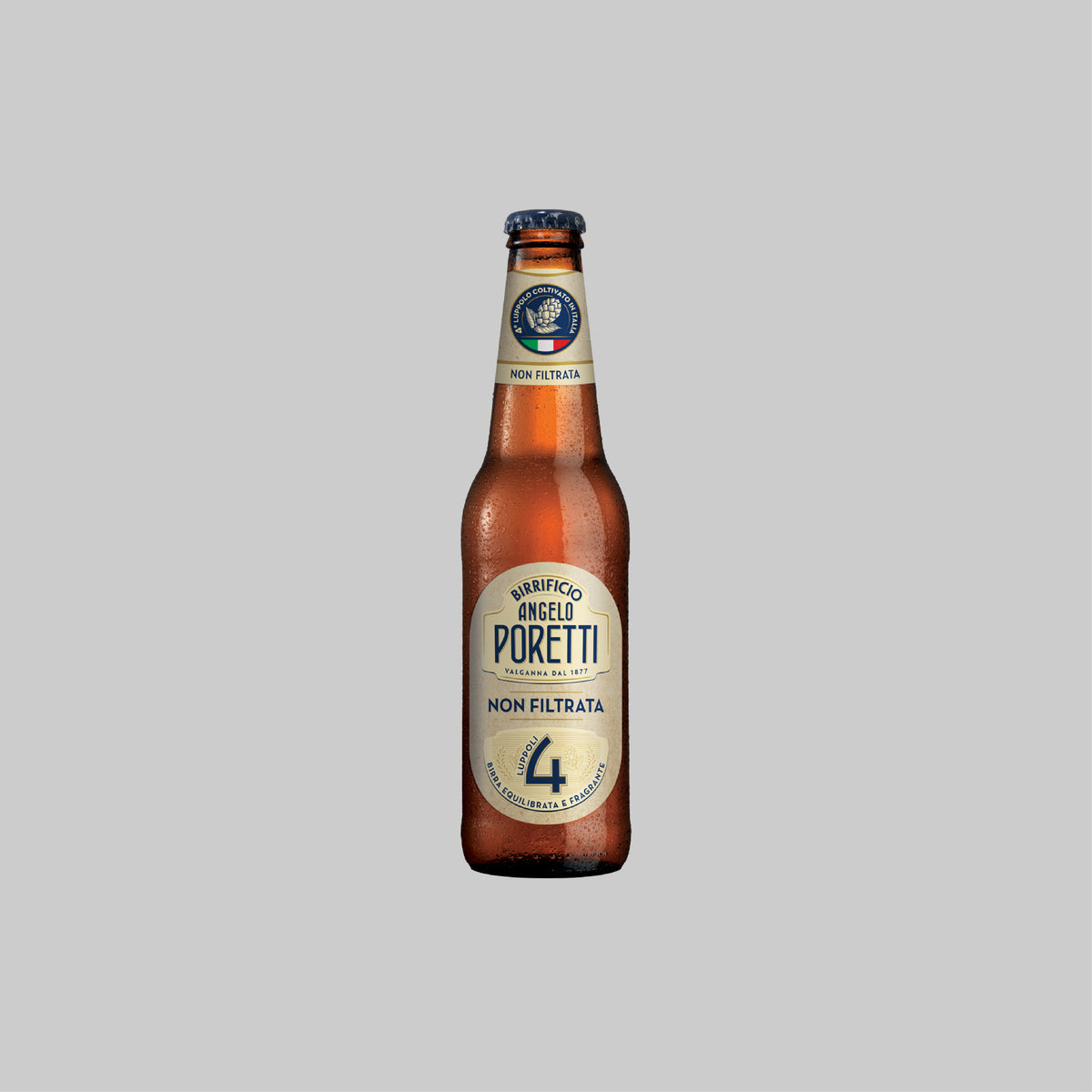 Birrificio Angelo Poretti 4 Luppoli Non Filtrata Bottle 330ml 5.0% ...