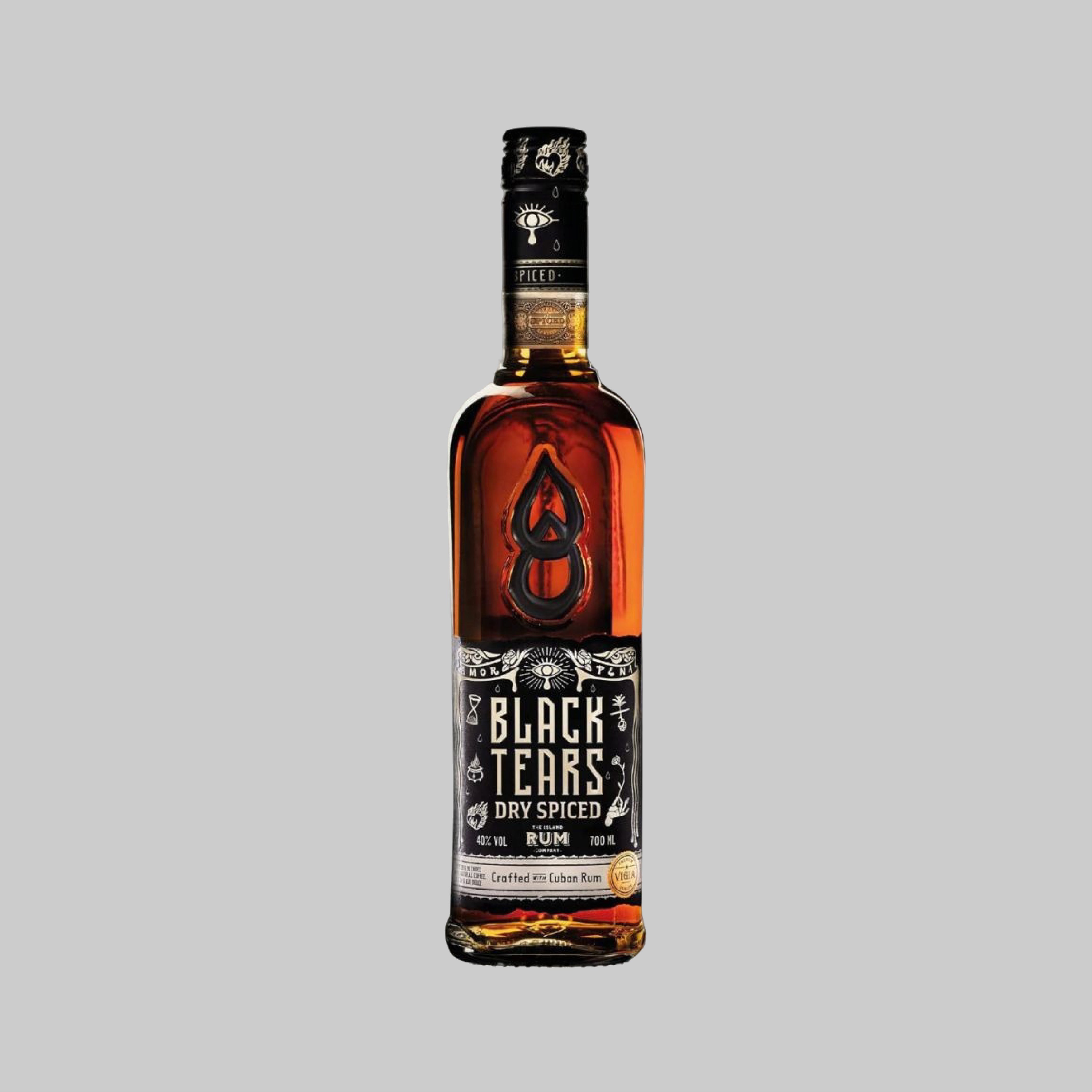 Black Tears Dry Spiced Rum 700ml 40.0% | TIME2DRINK