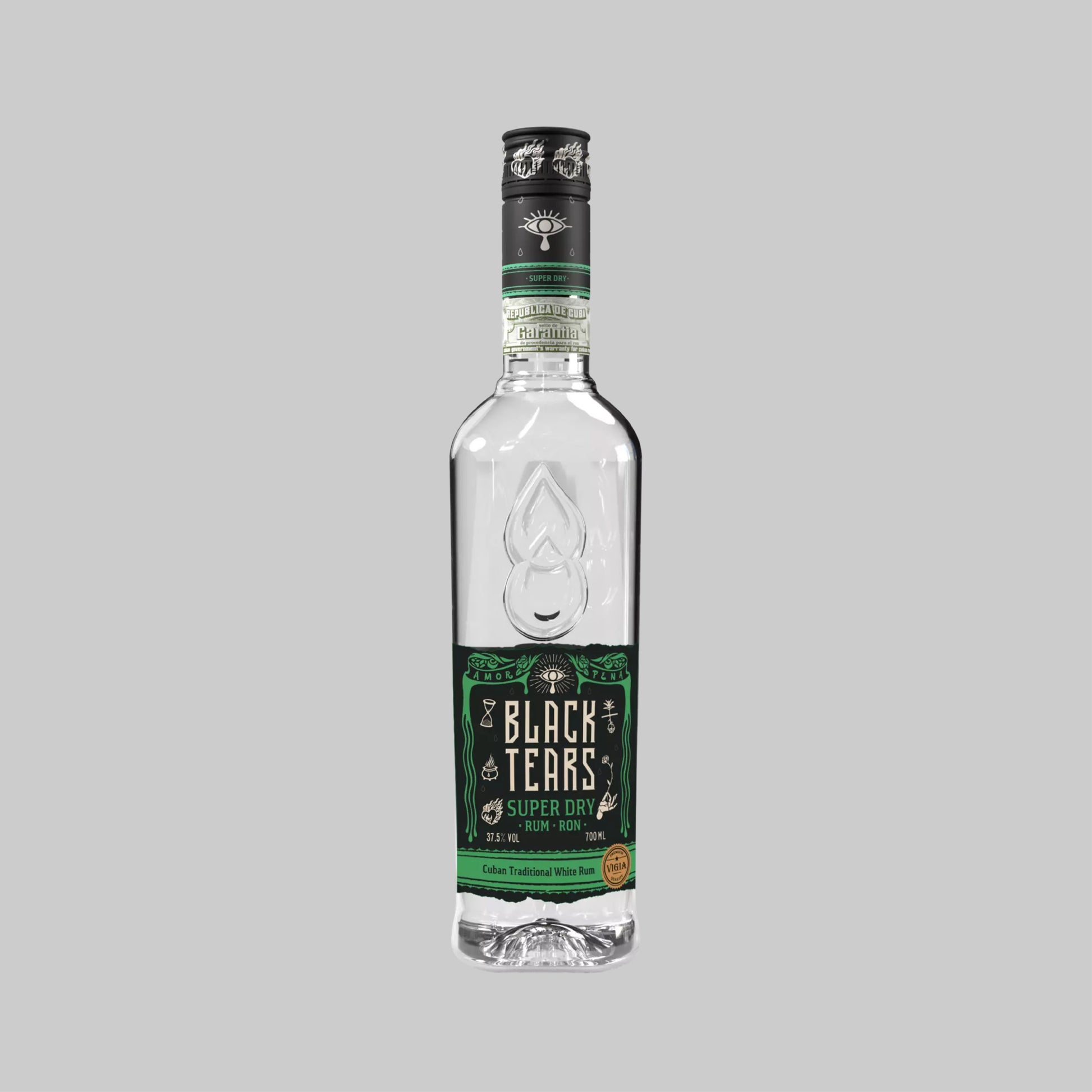 Black Tears White Super Dry Rum 700ml 40.0% | TIME2DRINK