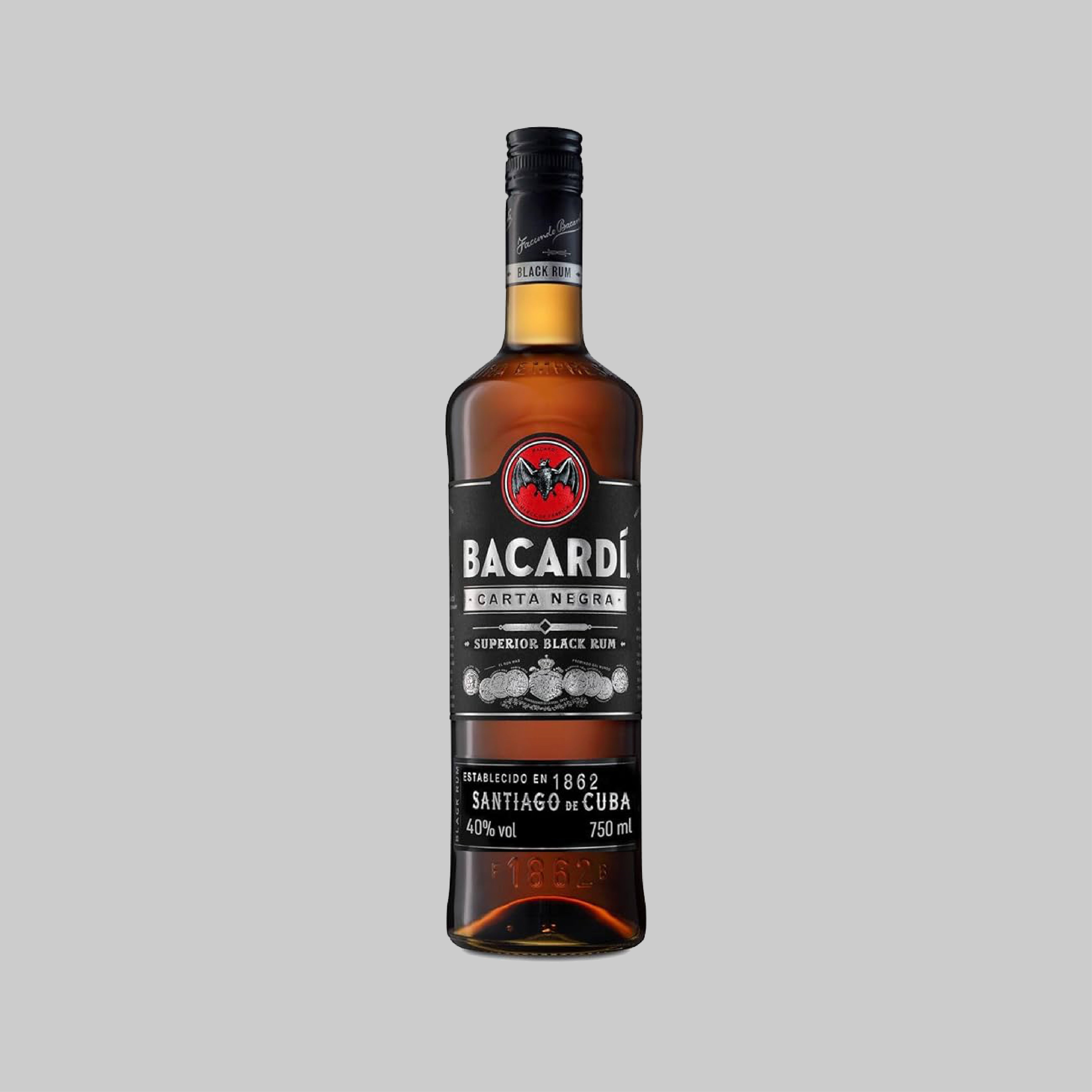 Black by Bacardi Rum 700ml 40.0% | TIME2DRINK