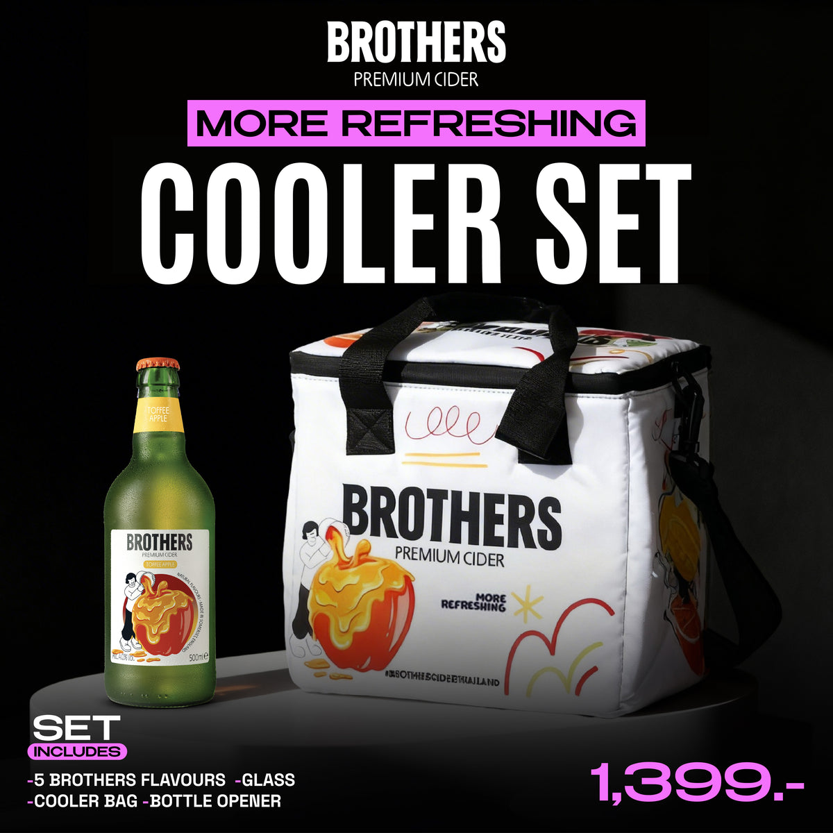 Brothers Premium Cider Cooler Set - TIME2DRINK