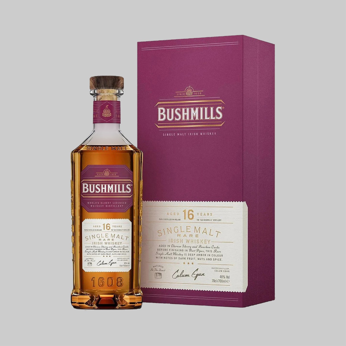 Bushmills 16 Years Old Single Malt Irish Whiskey 700ml 40.0% | TIME2DRINK