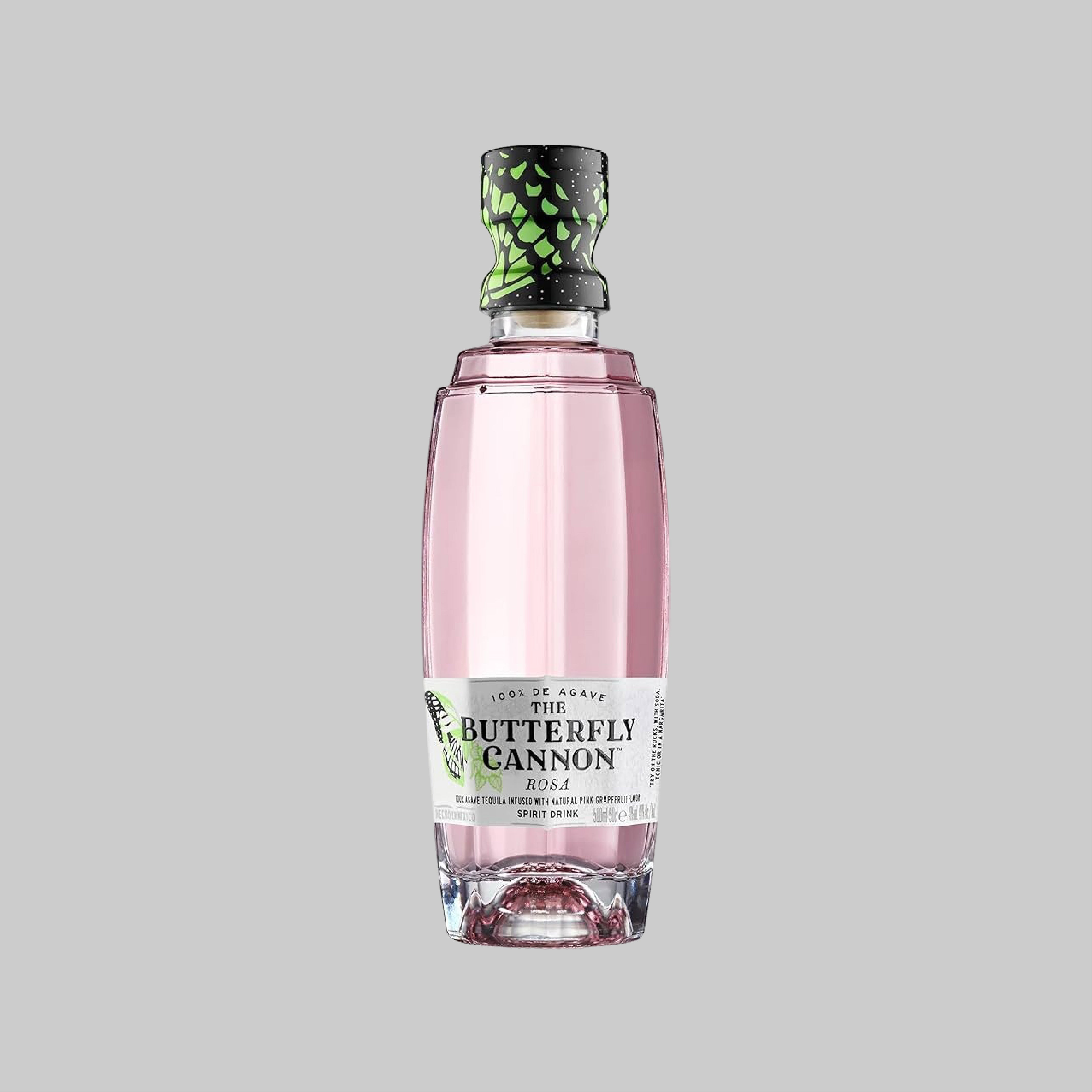Butterfly Cannon Tequila Rosa 500ml 40.0% | TIME2DRINK
