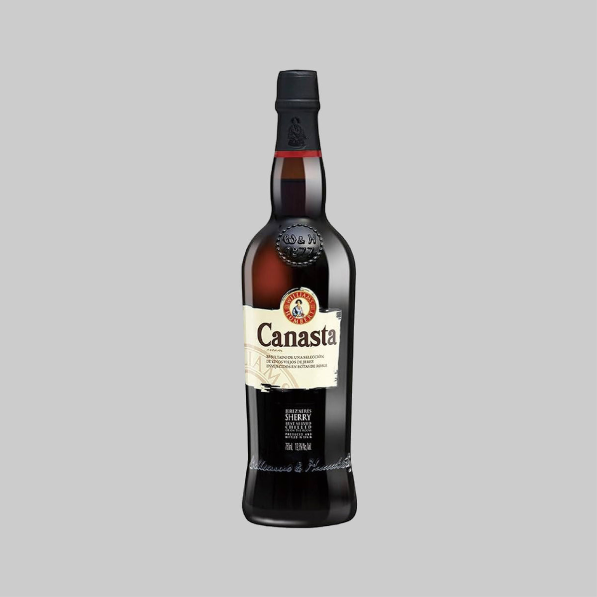 Canasta Cream Sherry (Palomino & Pedro Ximenez) 700ml 19.5% | TIME2DRINK