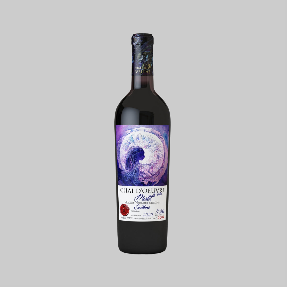 Chai d'Oeuvre Merlot 750ml 13.5% | TIME2DRINK