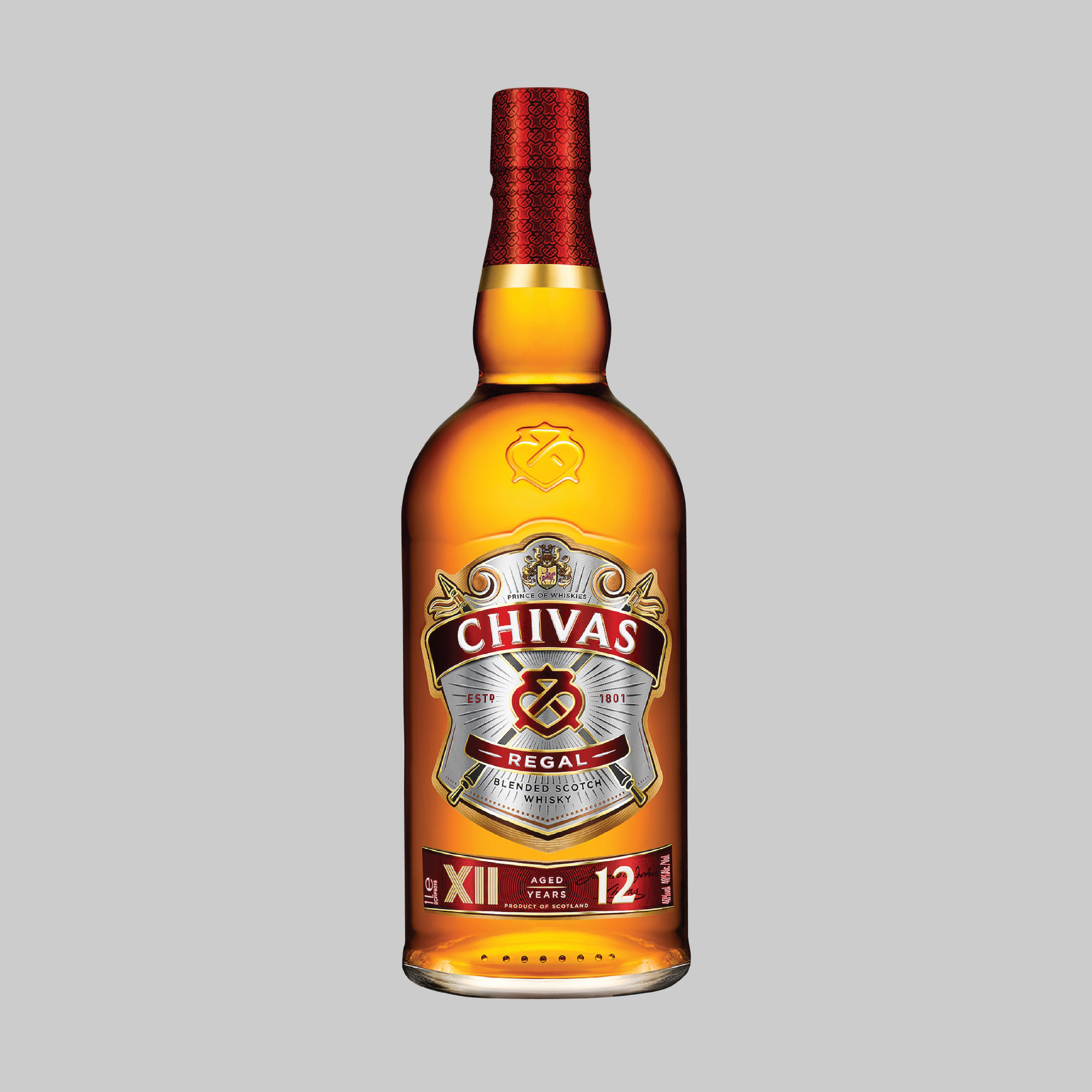 Chivas Regal 12 Year Old Blended Scotch Whisky 1000ml 40.0
