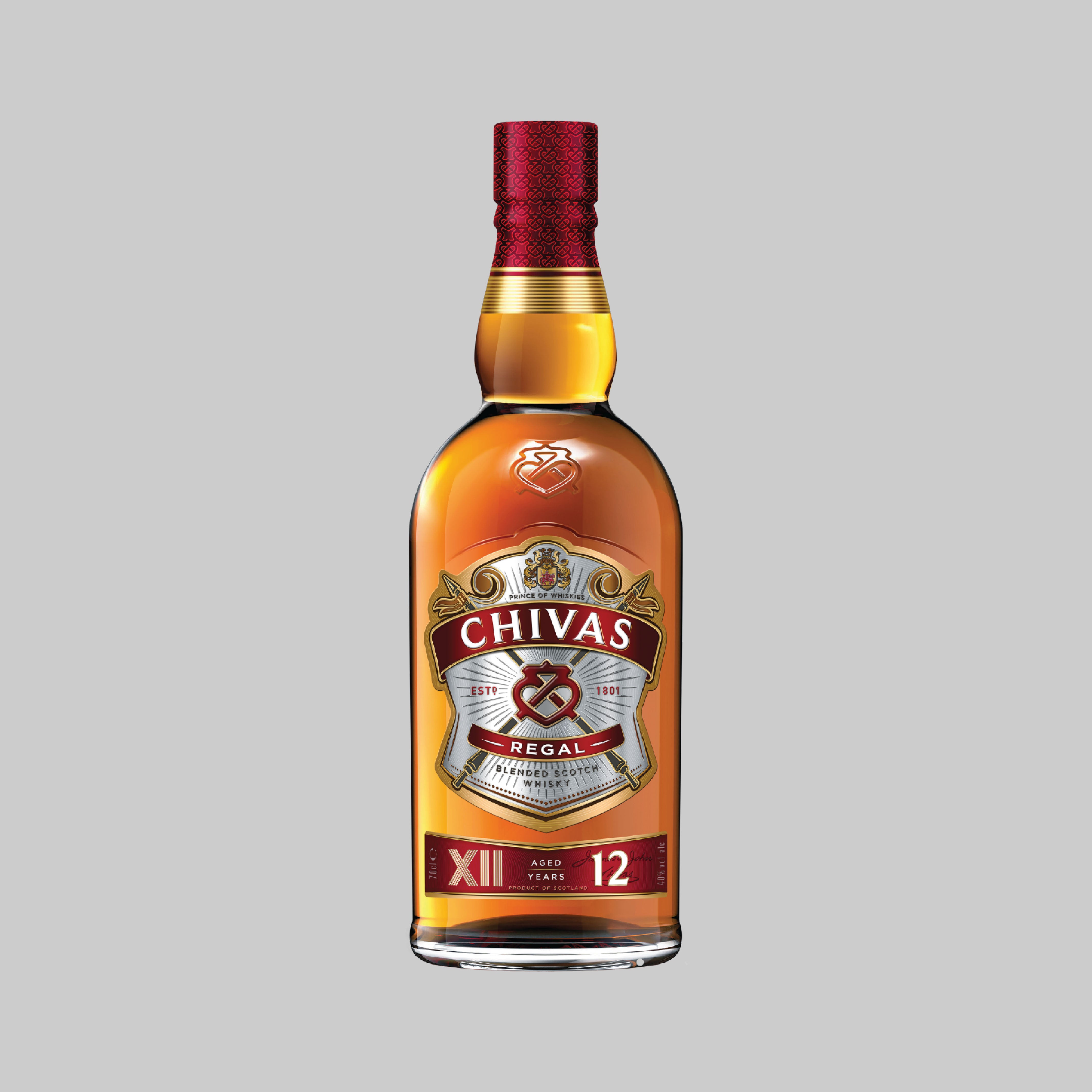 Chivas Regal 12 Year Old Blended Scotch Whisky 700ml 40.0
