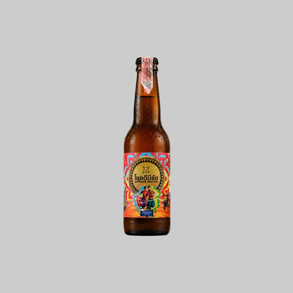 Chokdee Meechai Pilsner Bottle 330ml 4.8% | TIME2DRINK
