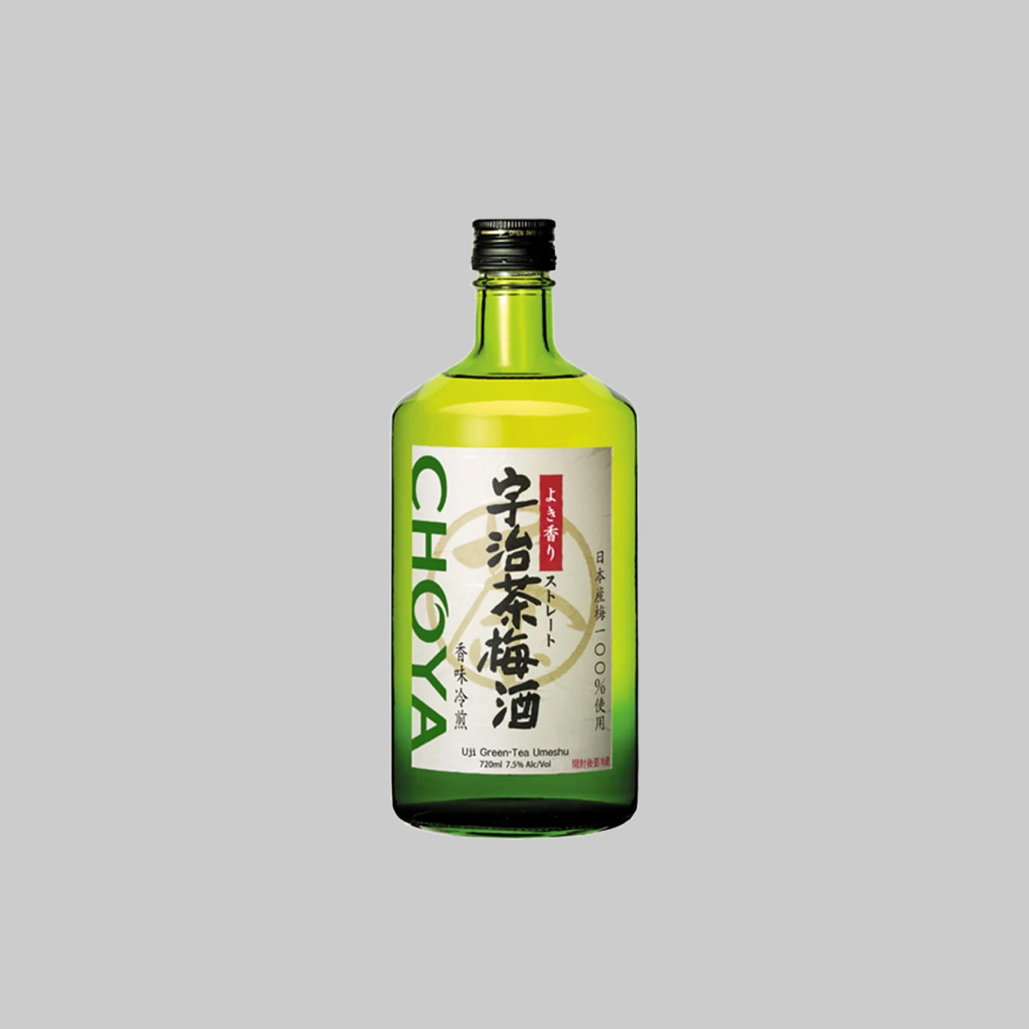 Choya Uji Green Tea Umeshu 720ml 7.5% | TIME2DRINK