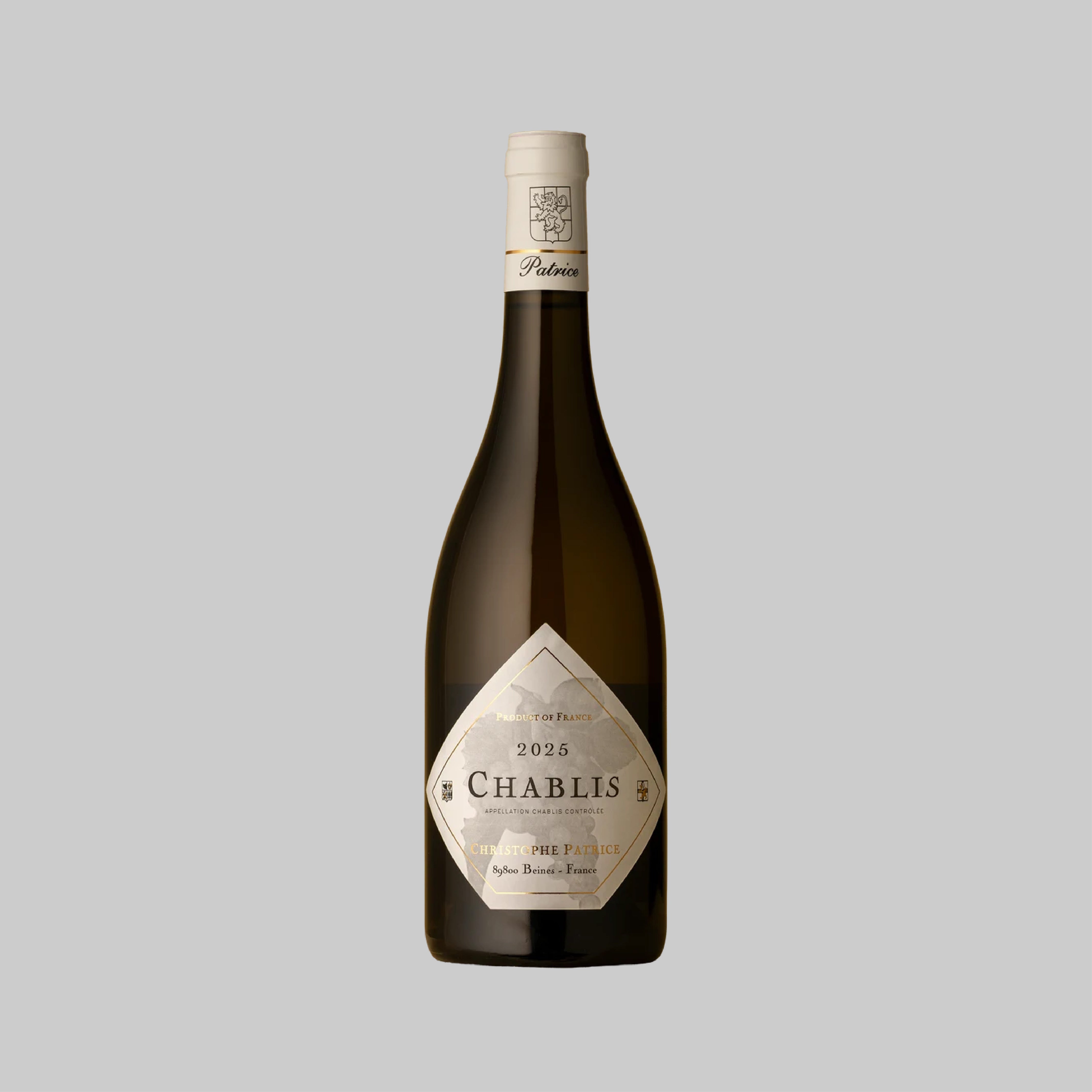 Christophe Patrice Chablis AOP 750ml 12.5% | TIME2DRINK